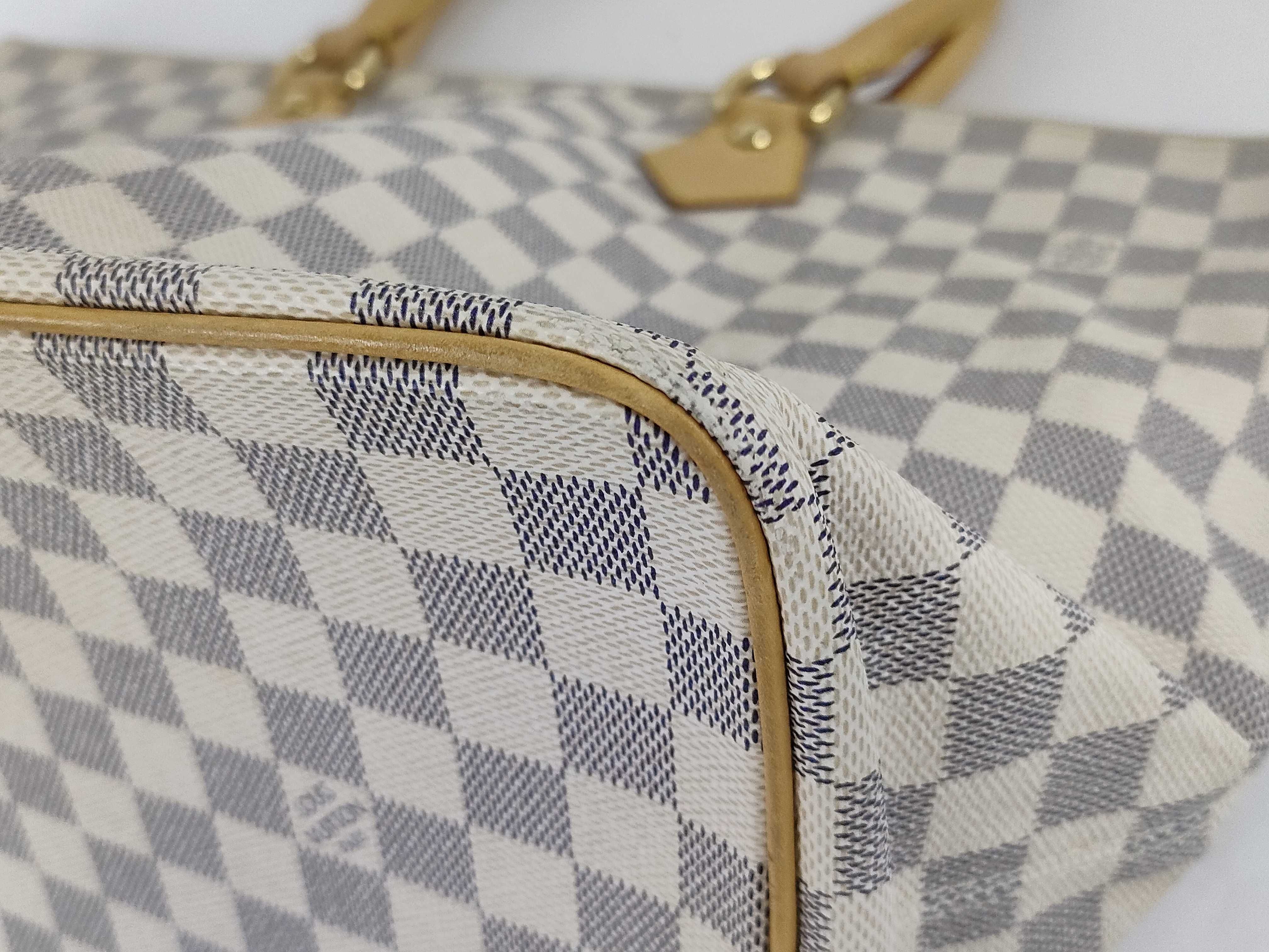 Damier Azur Saleya MM Tote Bag — view 6