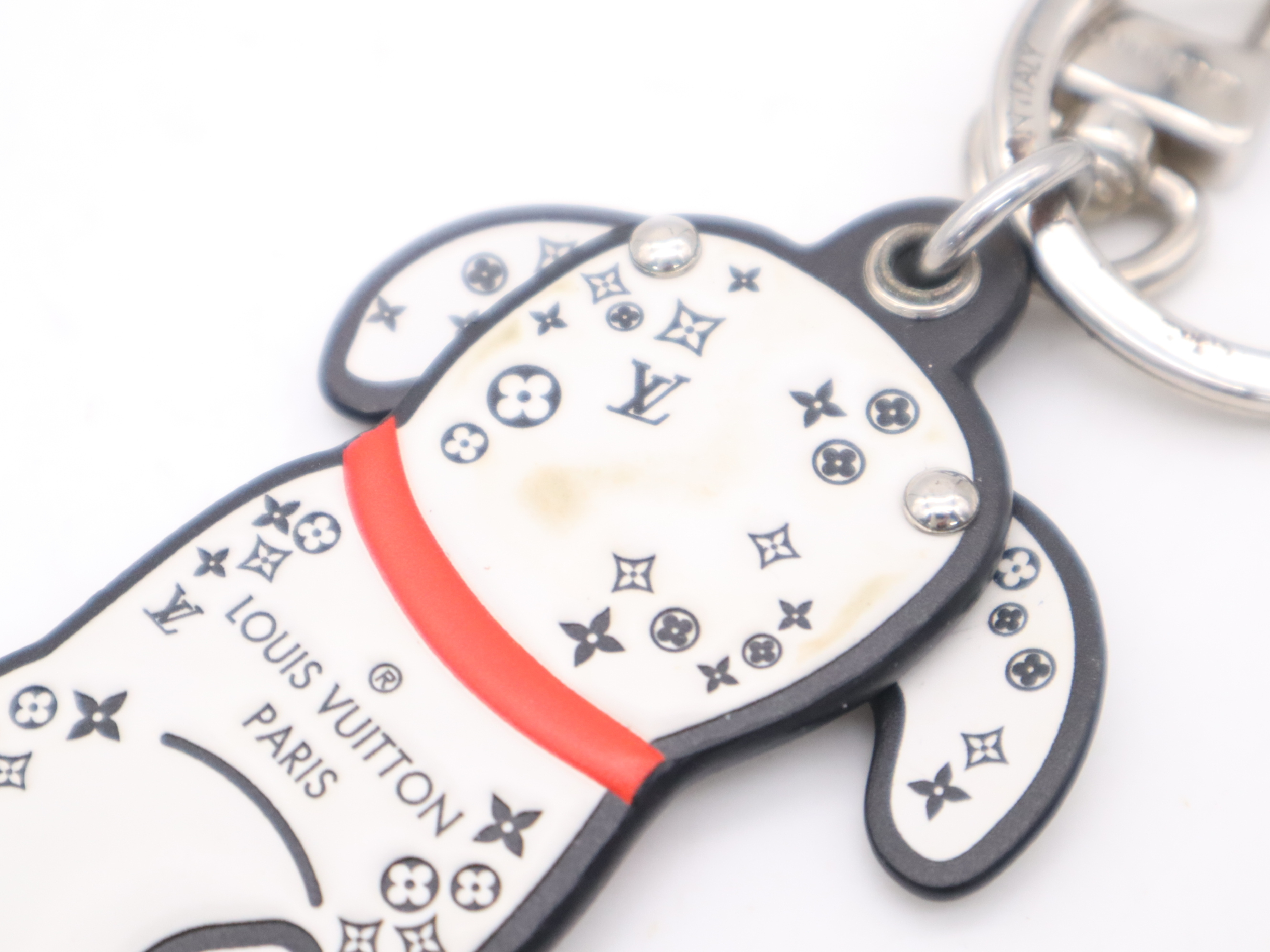 M00746 Leather Portefeuille Dalmatian Key Case — view 6