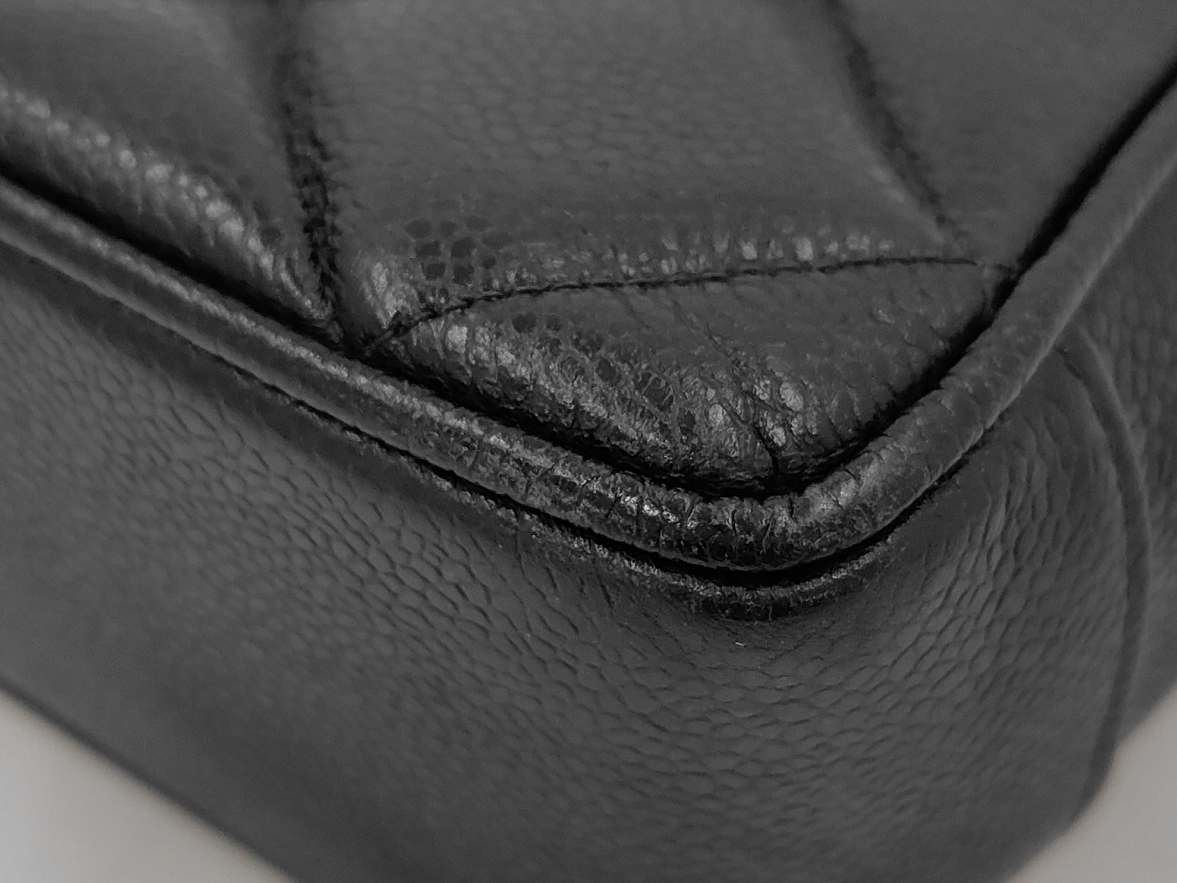 Caviar Skin Matelassé Turnlock Coco Mark Handbag Tote Bag — view 7