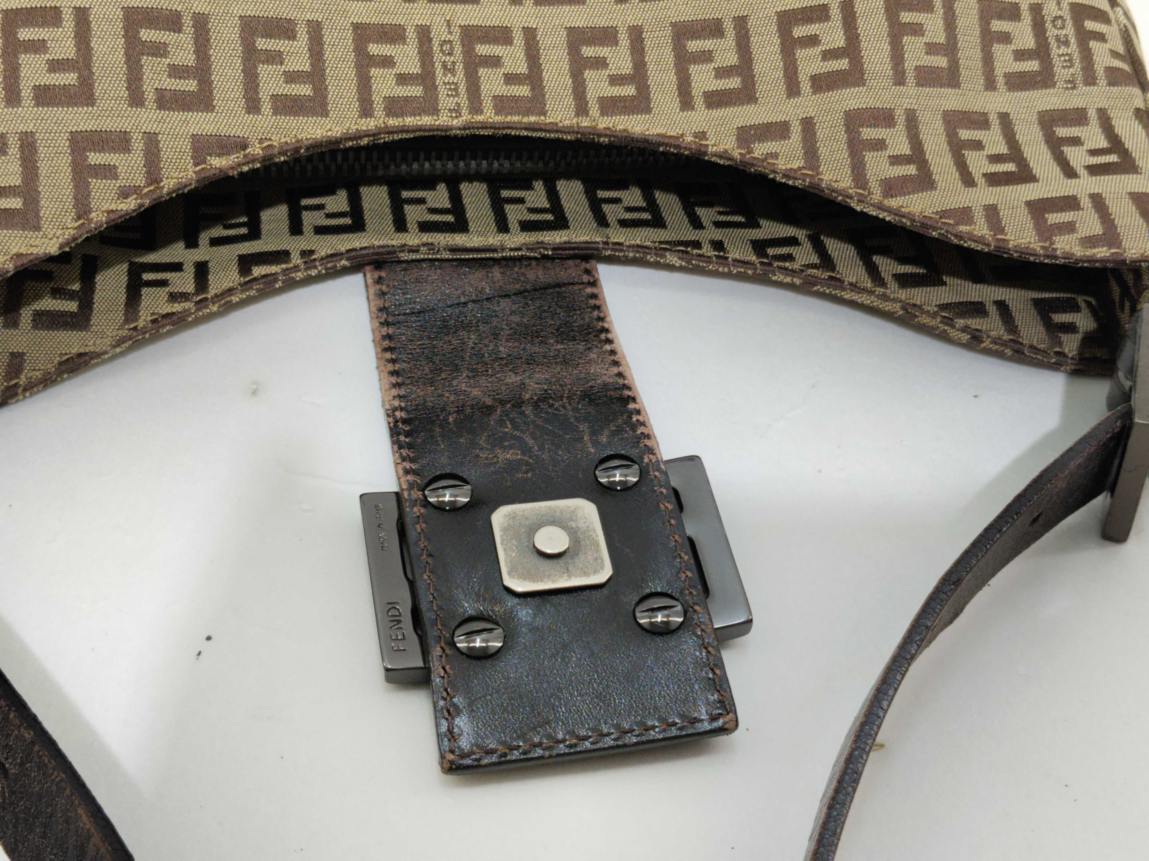 Mamma Fendi Mamma Bucket Brown Shoulder Bag — view 11