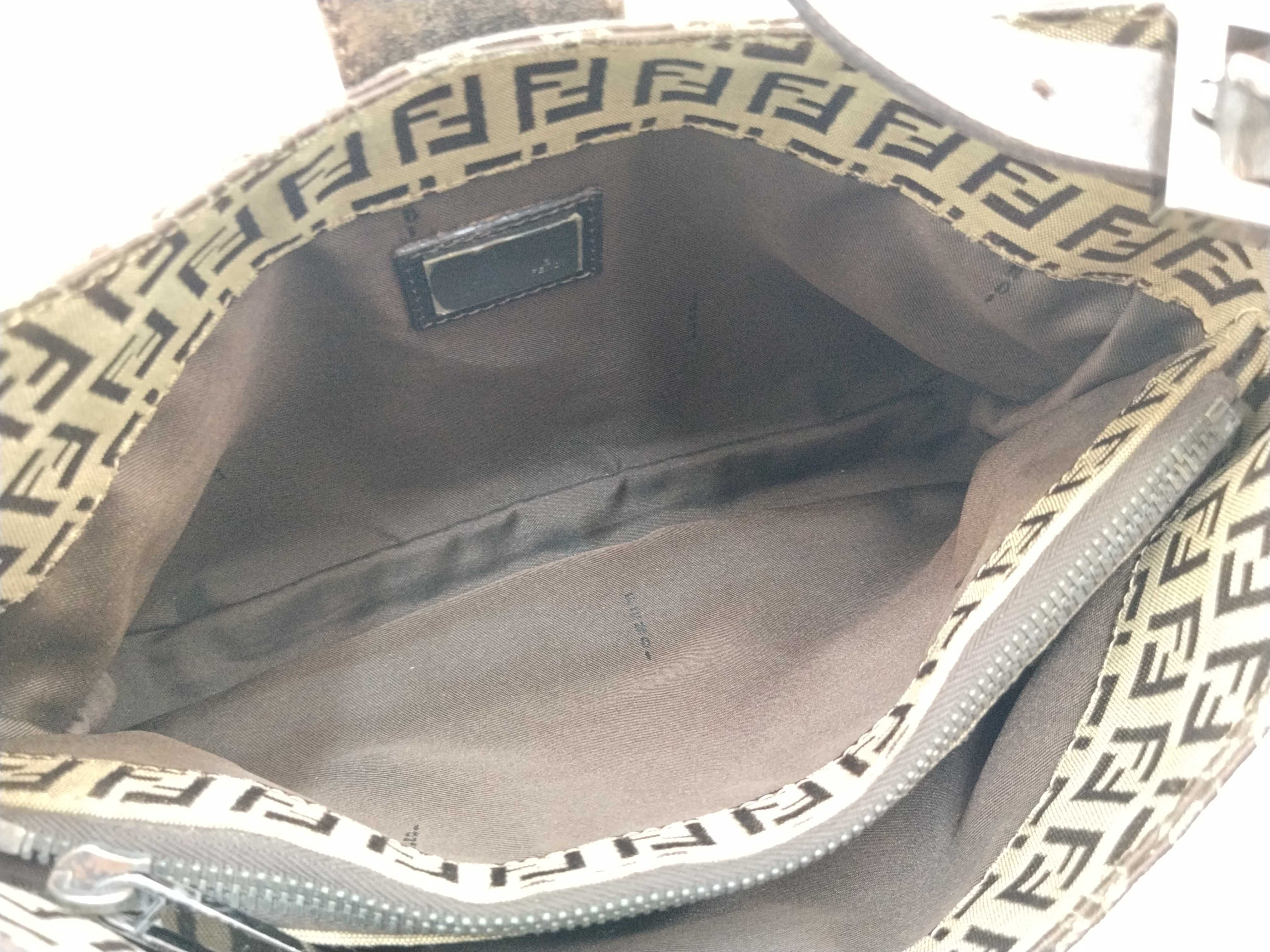 Mamma Fendi Mamma Bucket Brown Shoulder Bag — view 12