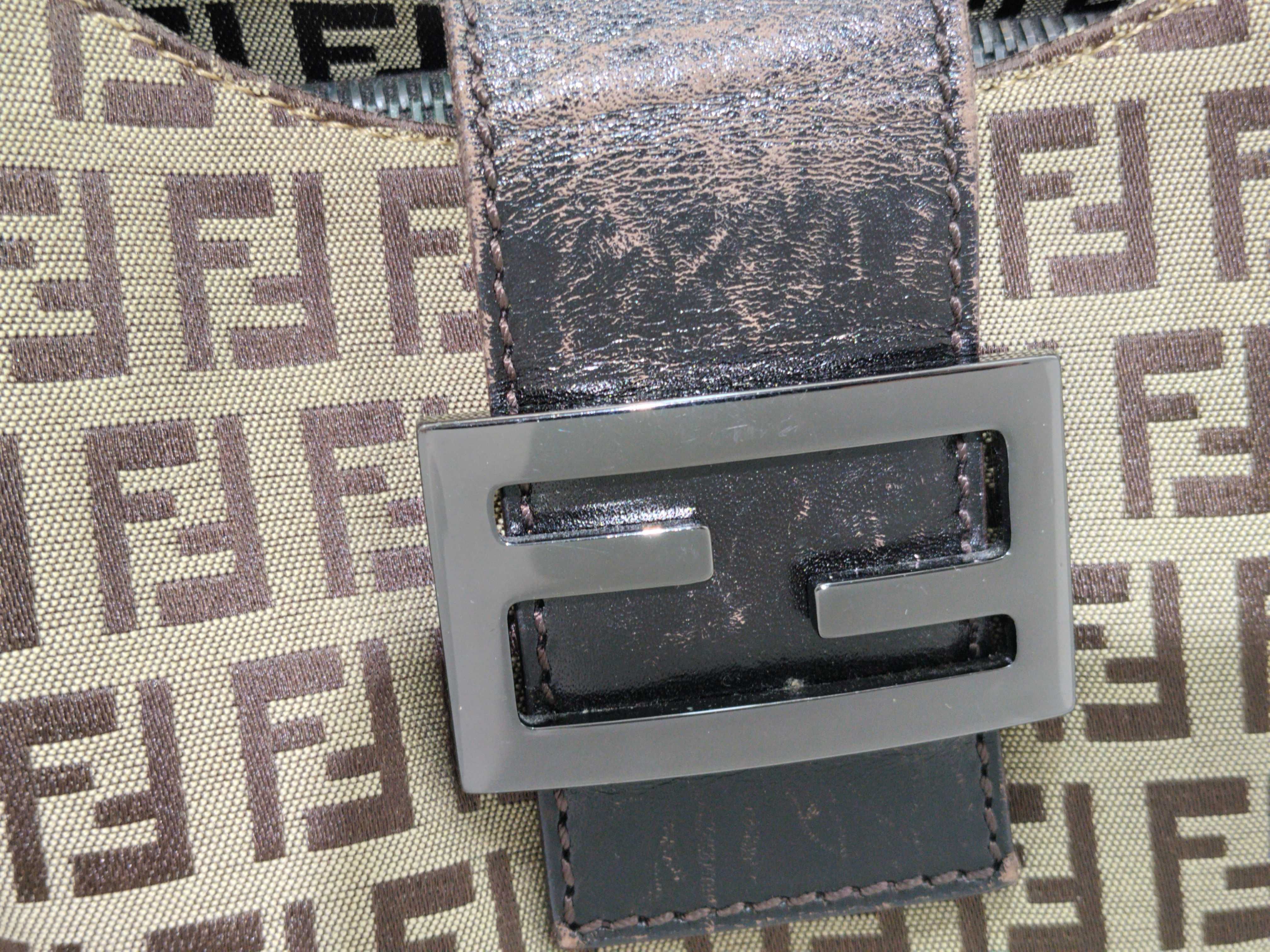 Mamma Fendi Mamma Bucket Brown Shoulder Bag — view 8