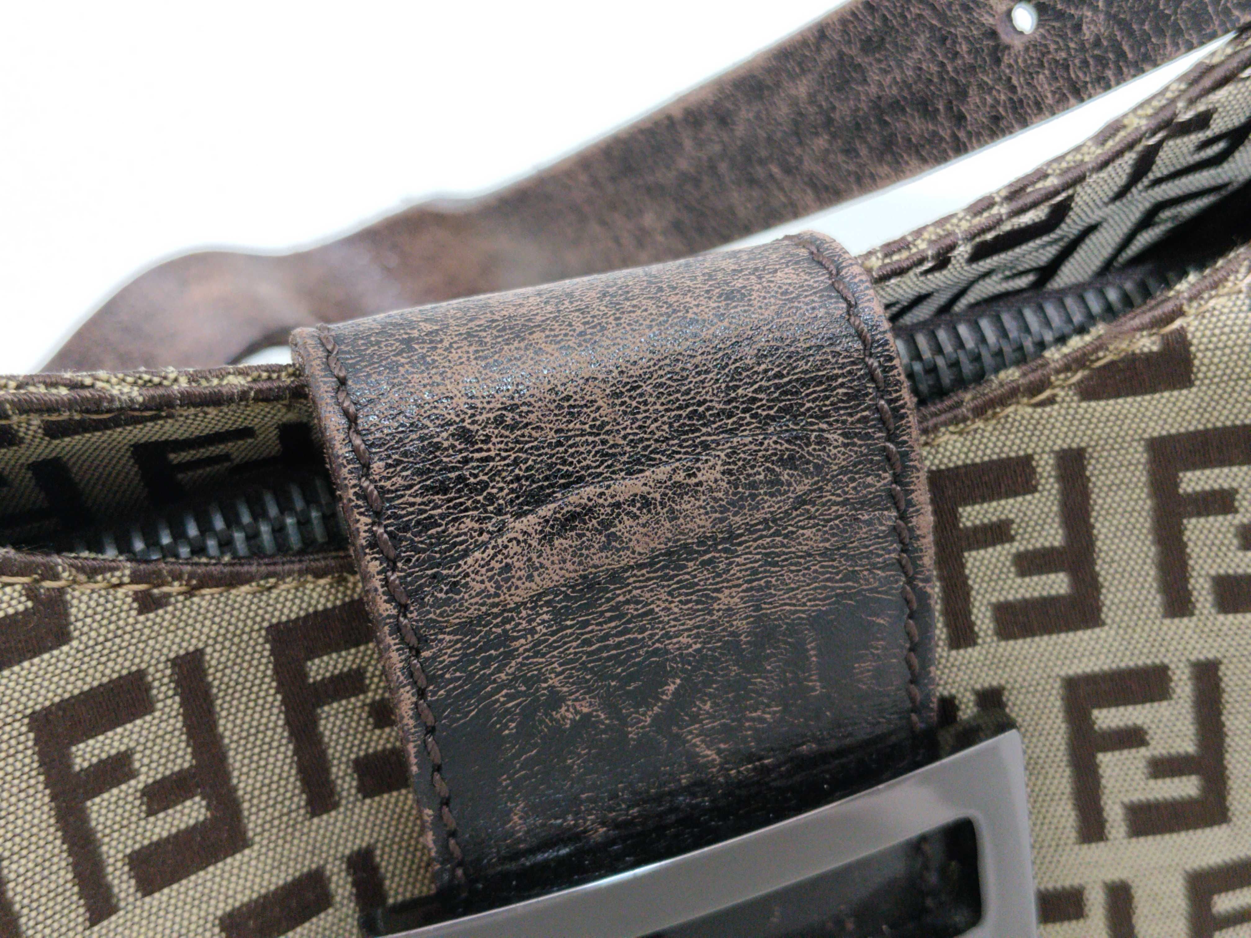 Mamma Fendi Mamma Bucket Brown Shoulder Bag — view 9