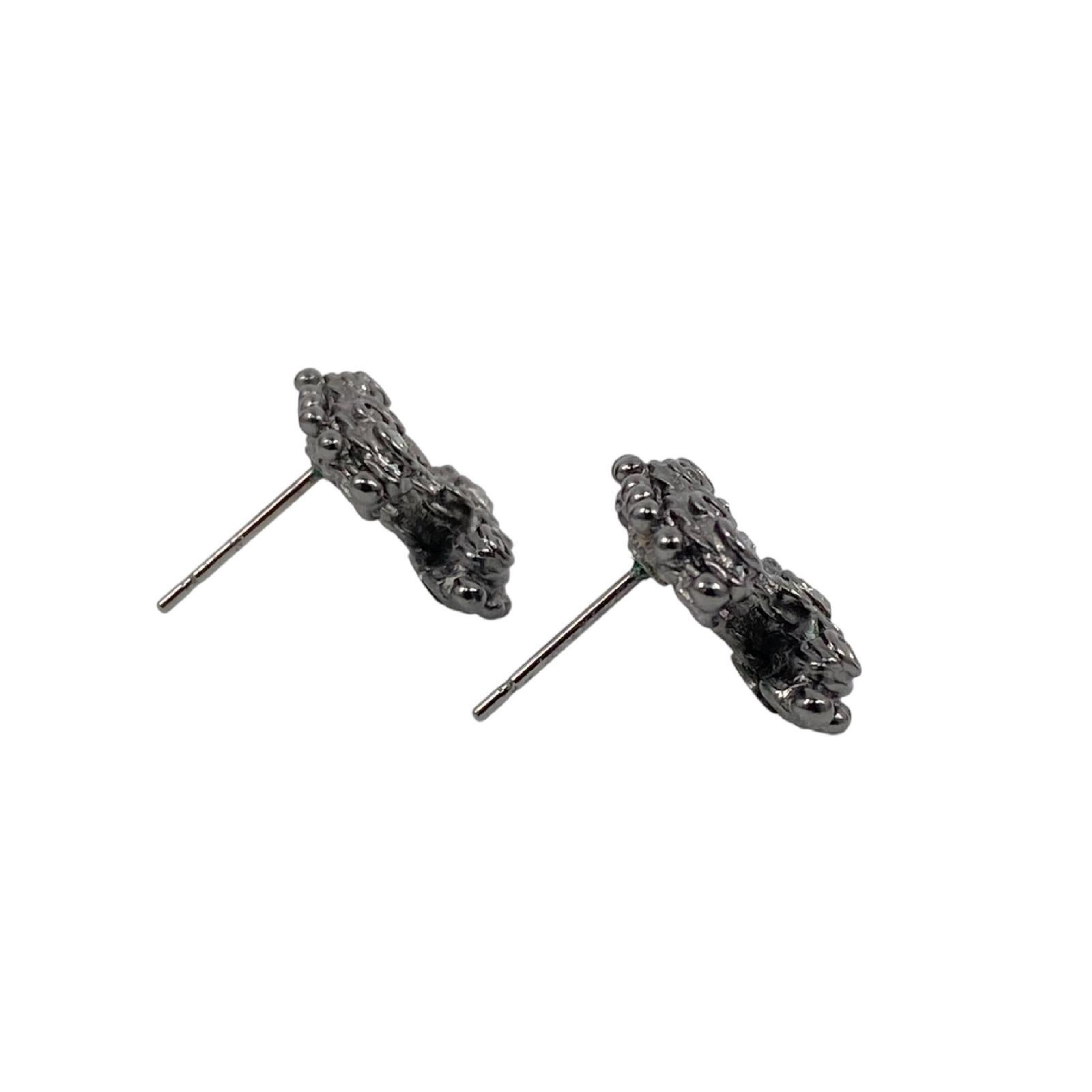 【*Shipped from: Hong Kong*】CHANEL ( ) Silver-colored Metal A12A Earrings — view 4