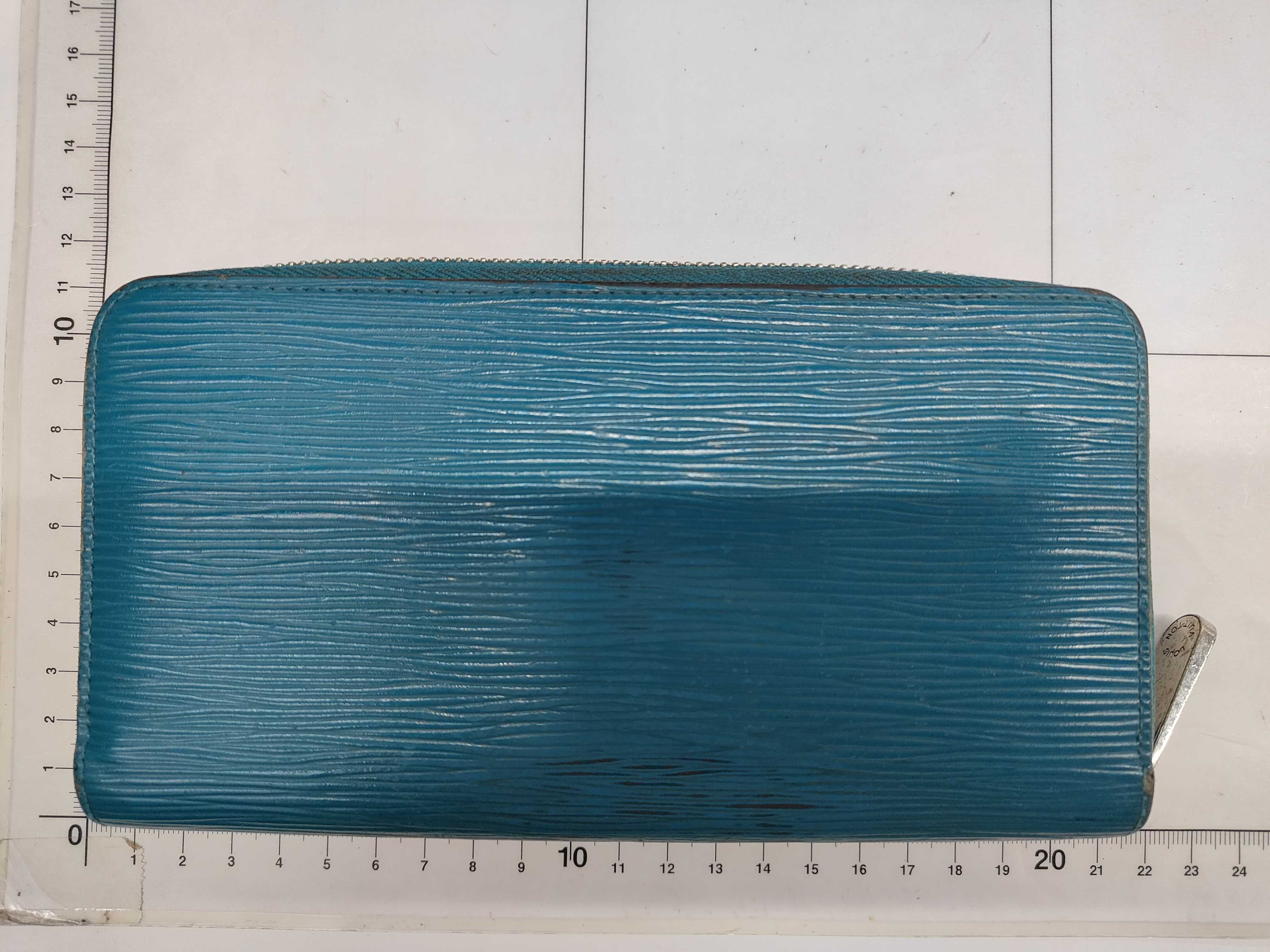 Epi Sky Blue Long Wallet — view 2