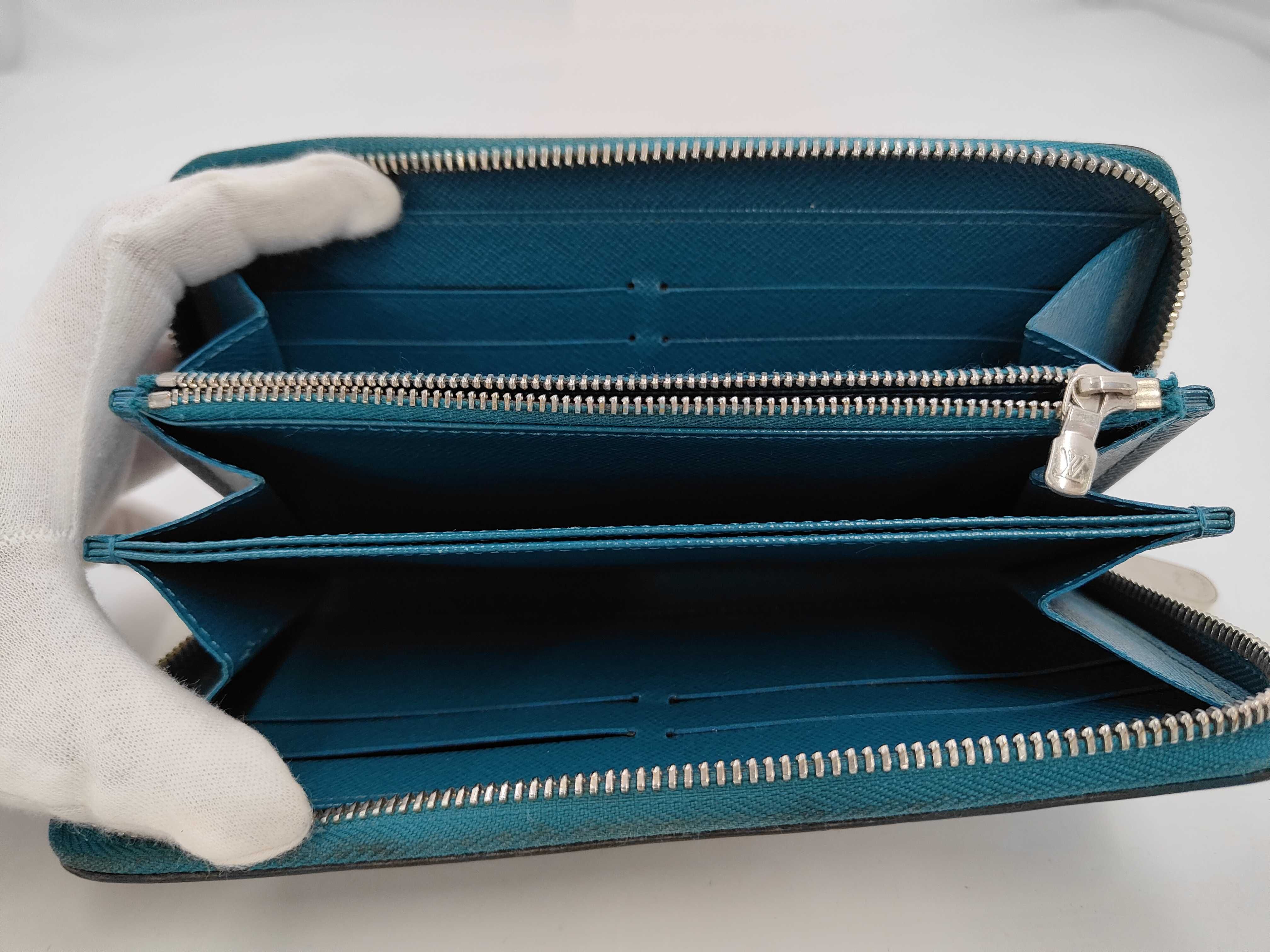 Epi Sky Blue Long Wallet — view 7