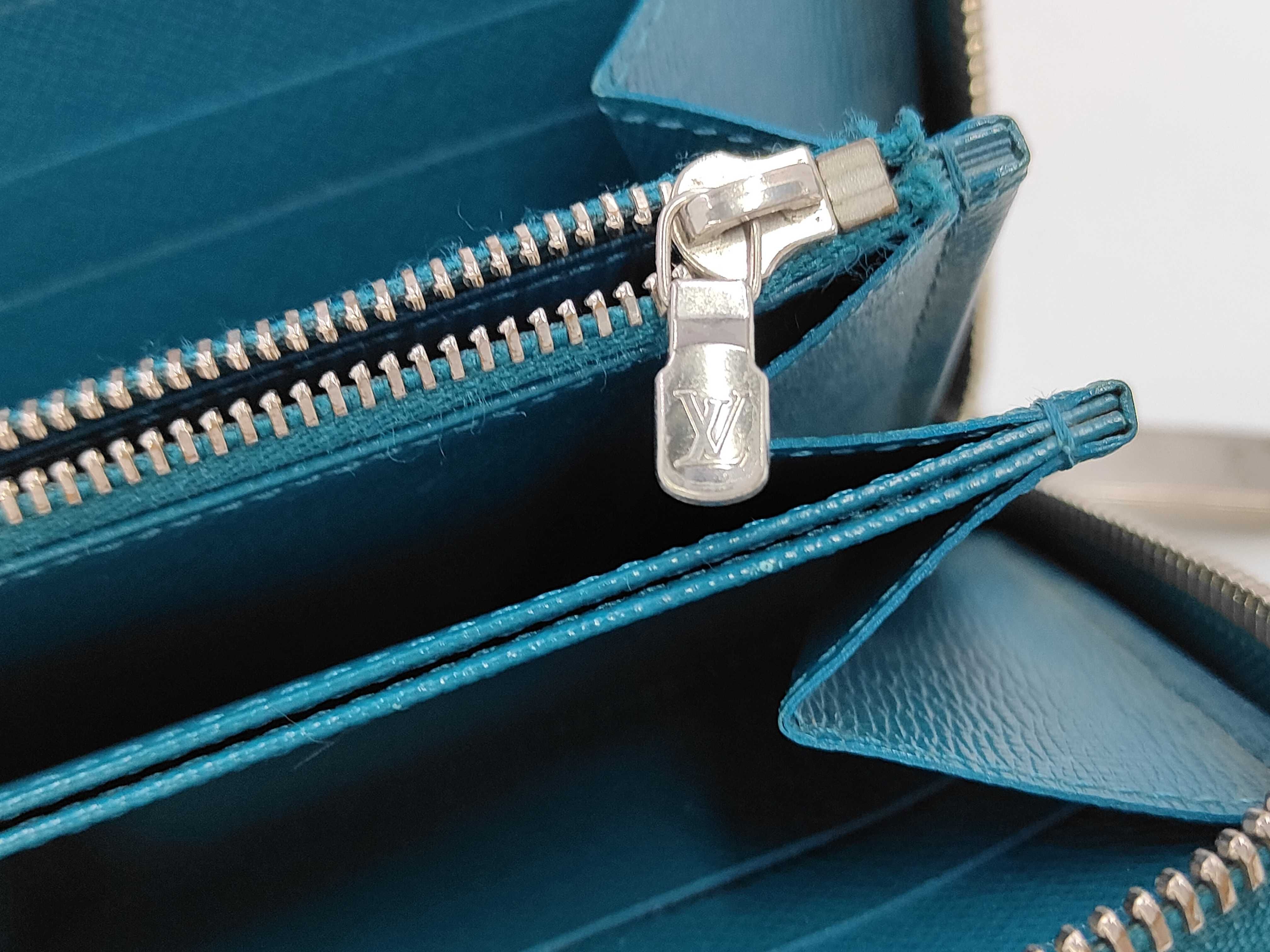 Epi Sky Blue Long Wallet — view 8