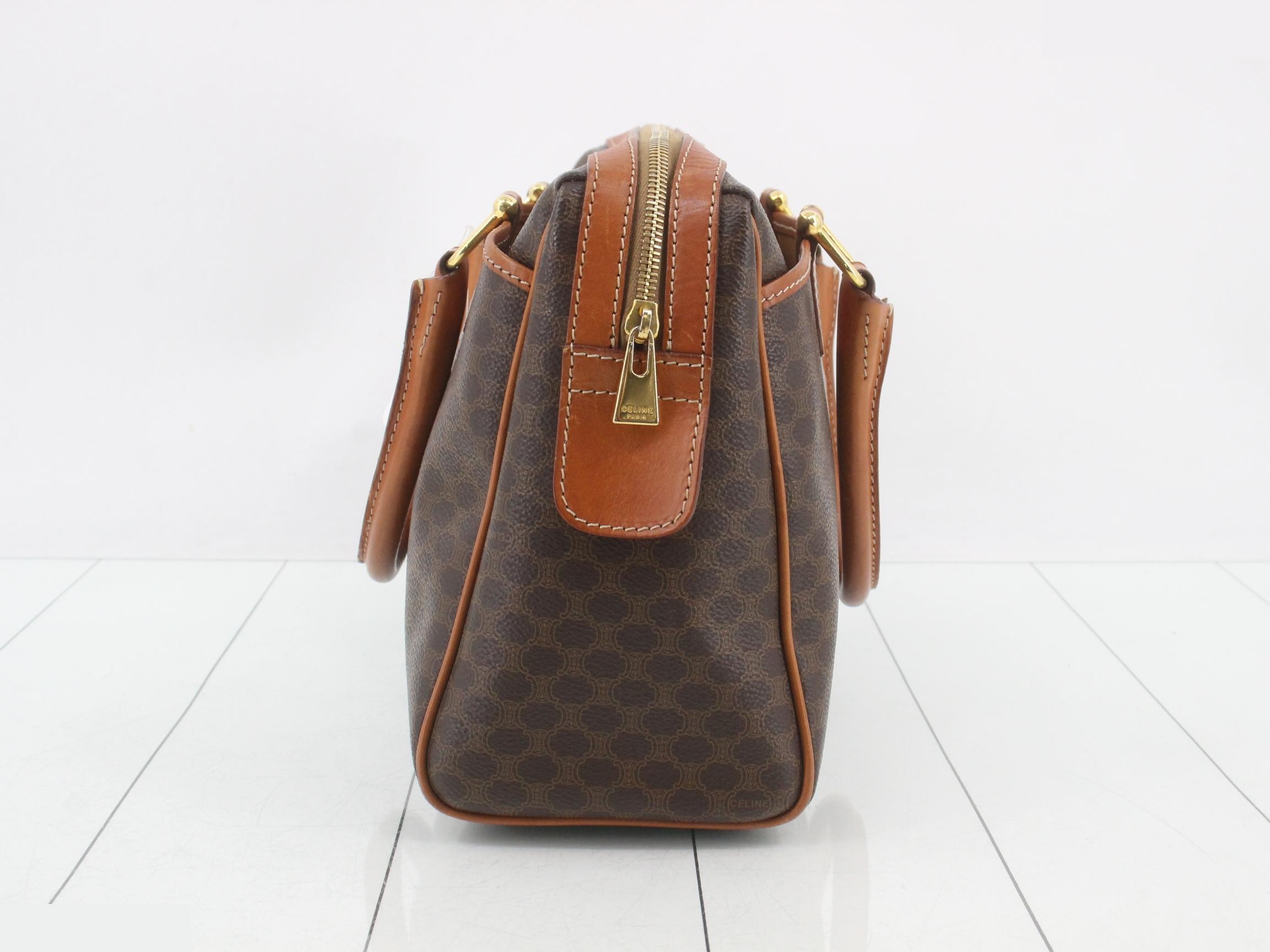 Macadam handbag, brown, PVC — view 4