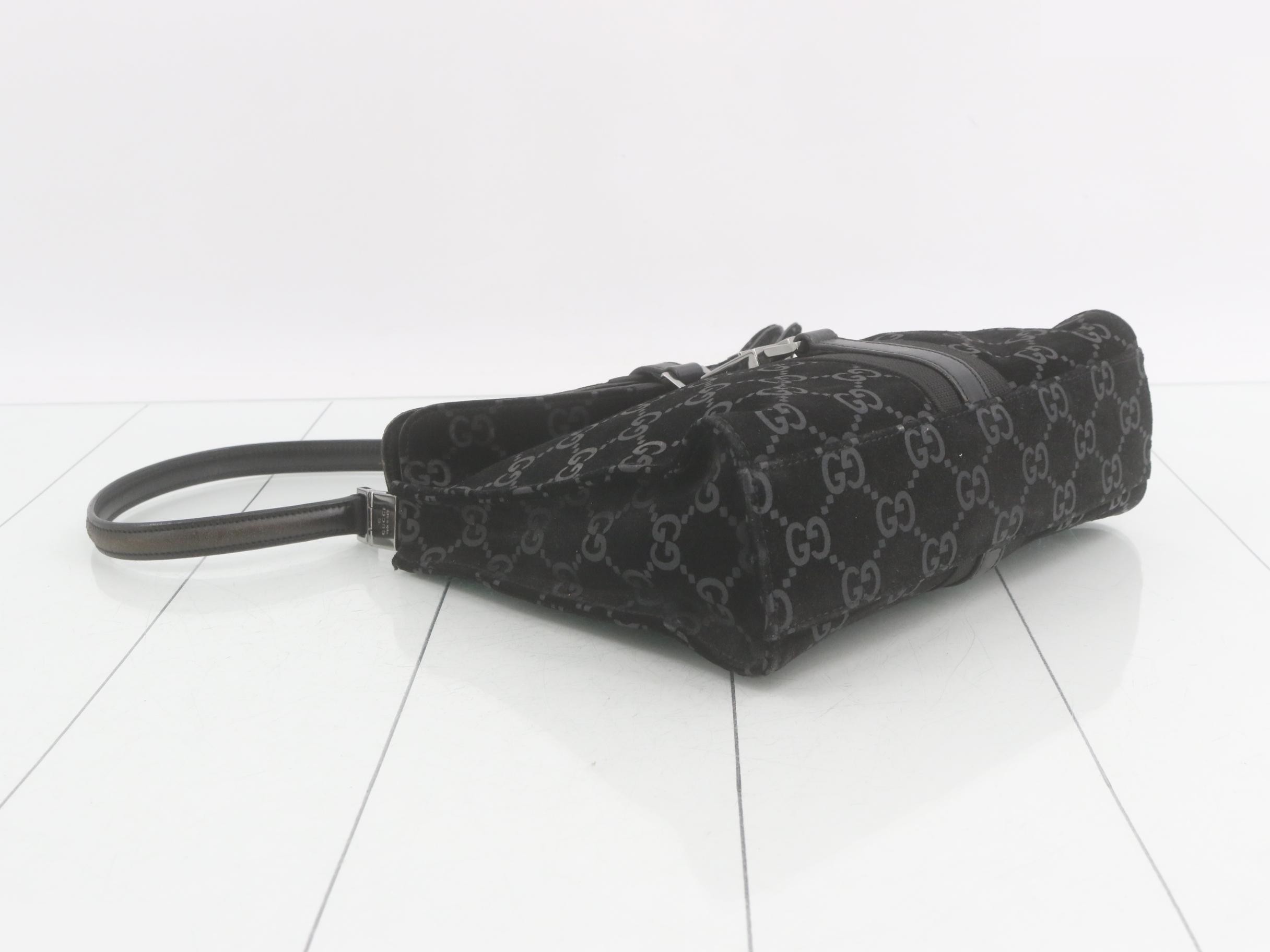 Jackie One-Shoulder Suede Bag — view 5