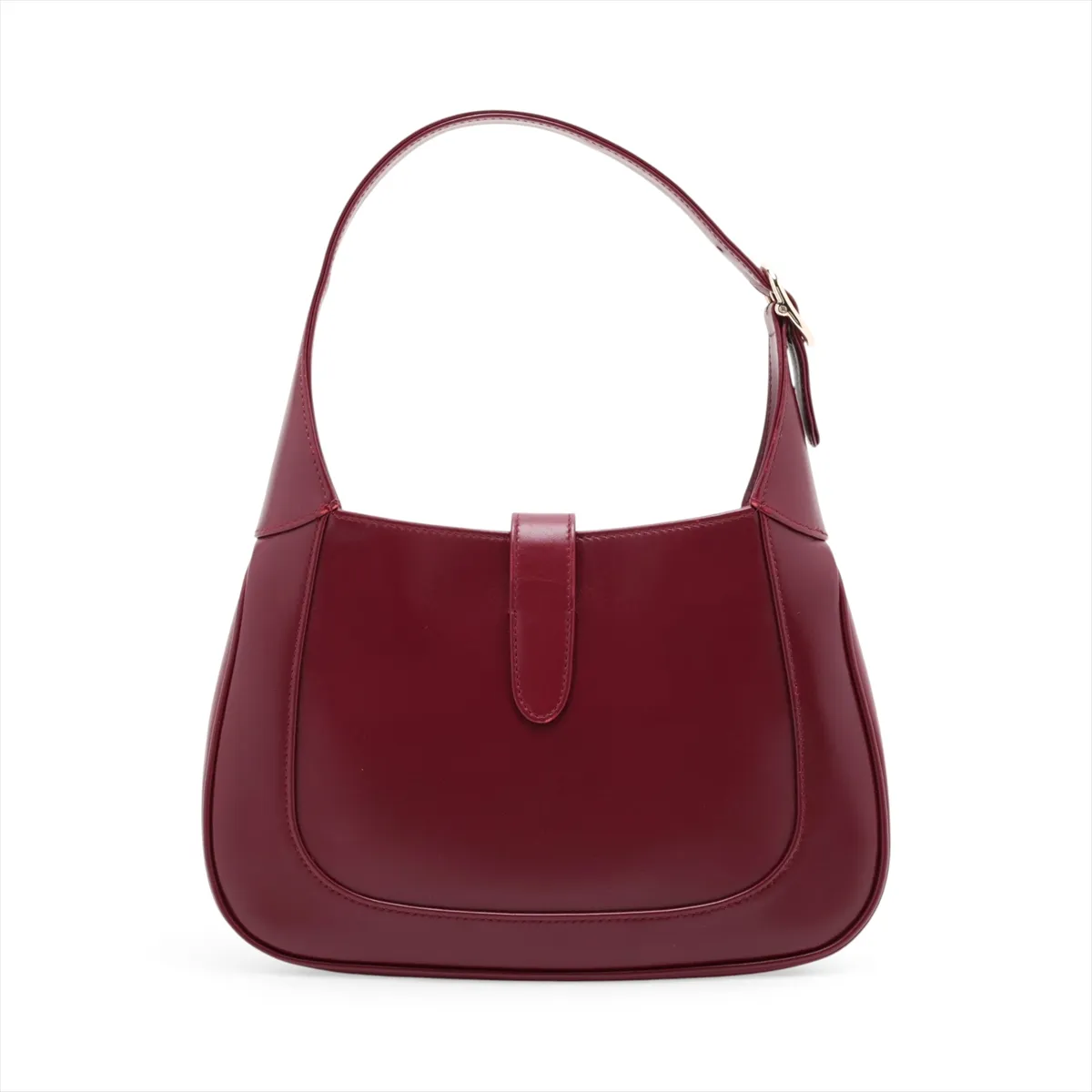 Jackie Leather Shoulder Bag, Bordeaux, 782849 — view 2