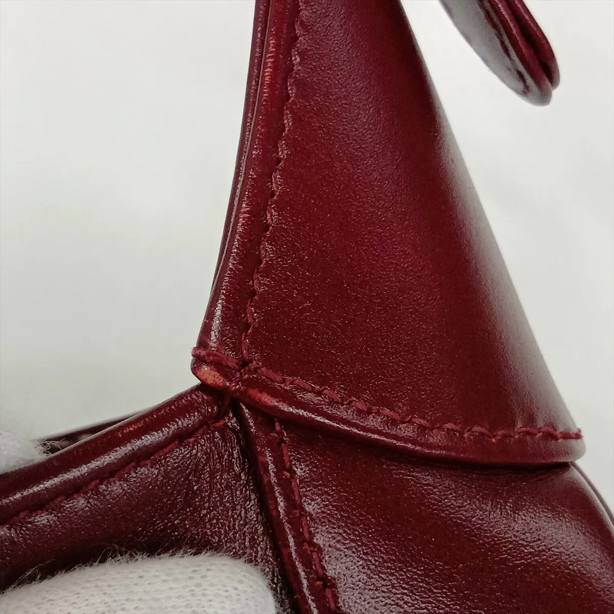 Jackie Leather Shoulder Bag, Bordeaux, 782849 — view 14