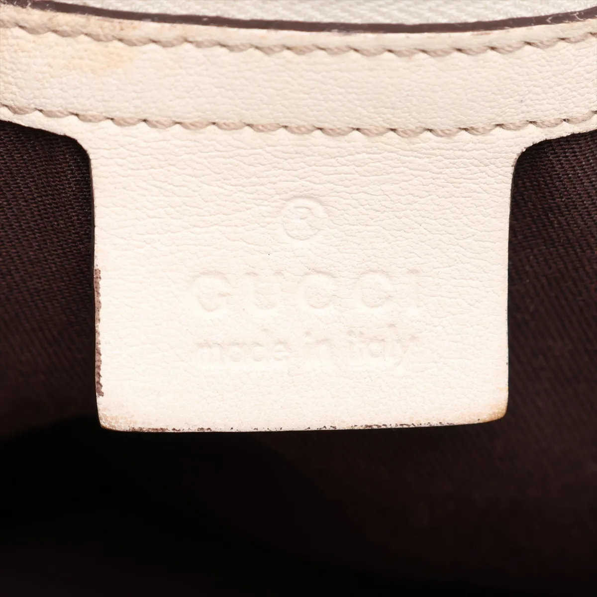 GG Canvas x Leather Tote Bag Beige 162900 — view 9