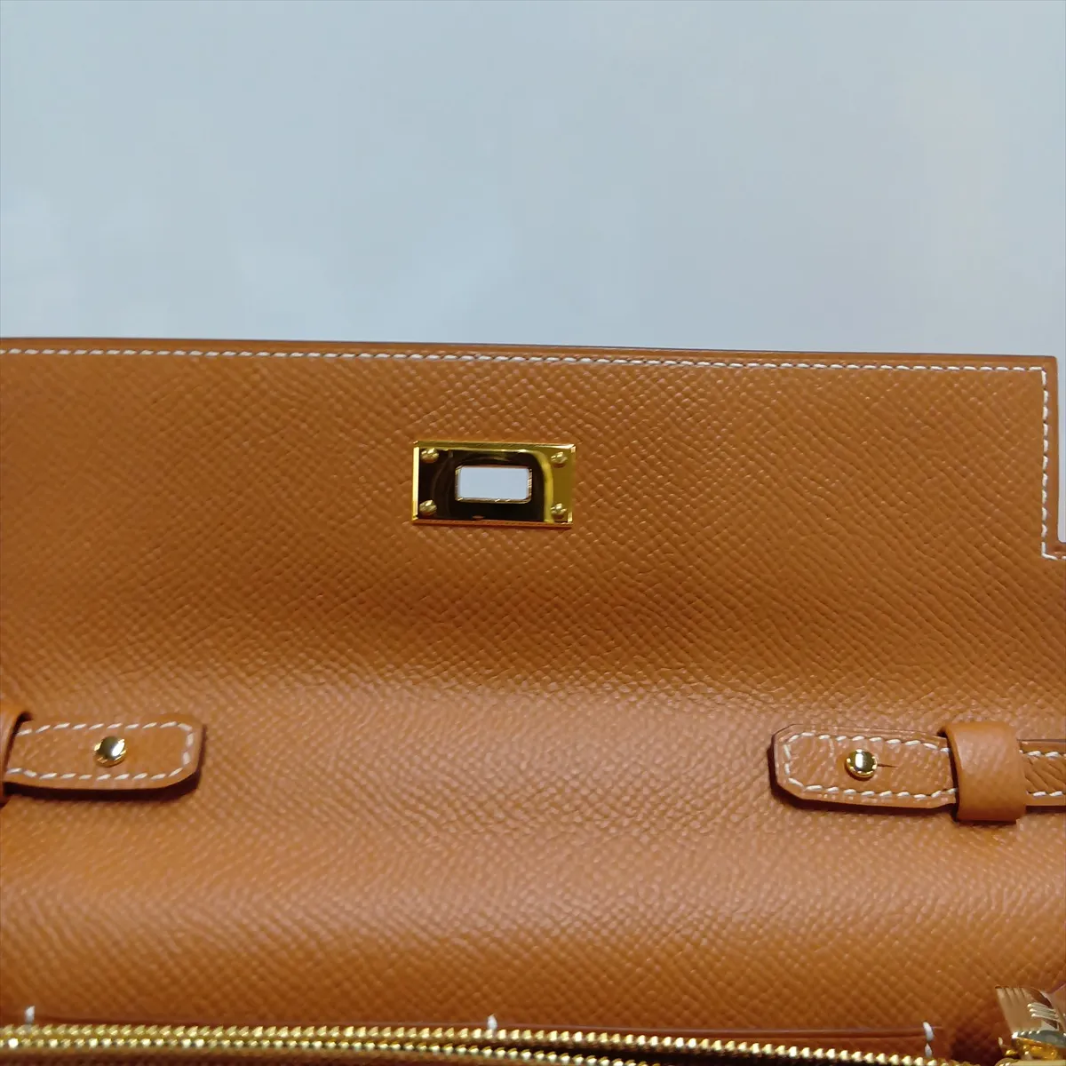 [Individually packaged] Hermes Kelly Wallet Long To Go, Veau Epsom, Gold, Gold Hardware, Z: 2021 — view 11