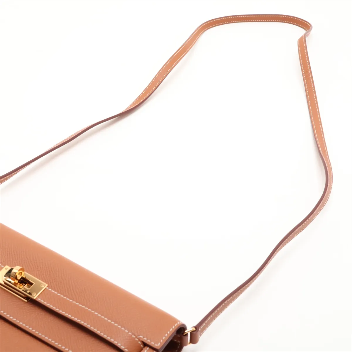 [Individually packaged] Hermes Kelly Wallet Long To Go, Veau Epsom, Gold, Gold Hardware, Z: 2021 — view 5