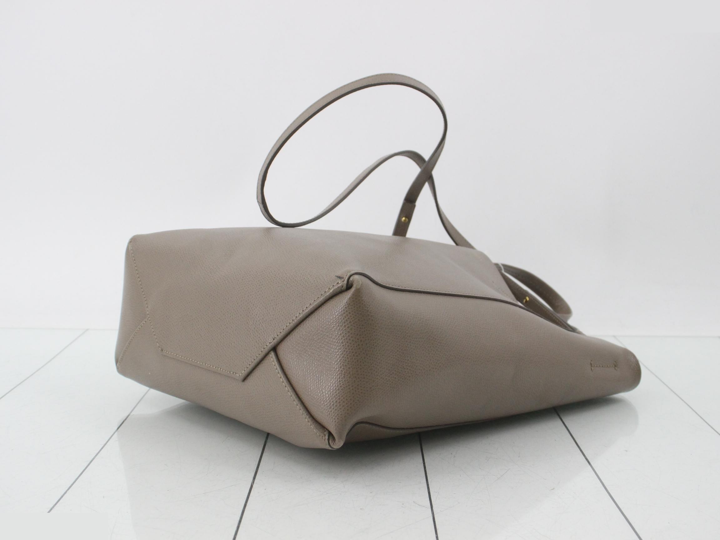 Vertical Cabas Small Beige — view 6