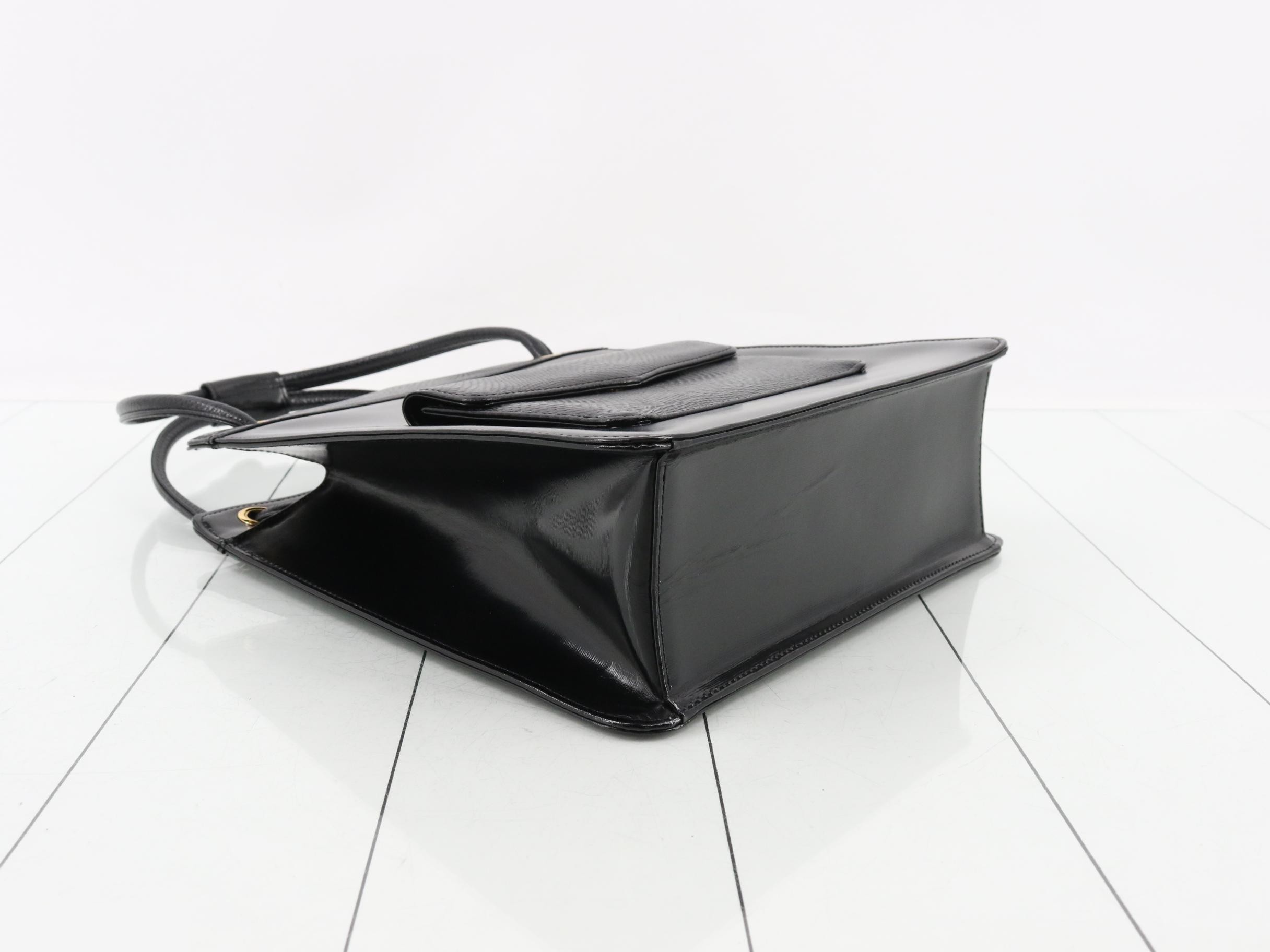 Lizard-embossed leather combination handbag — view 5