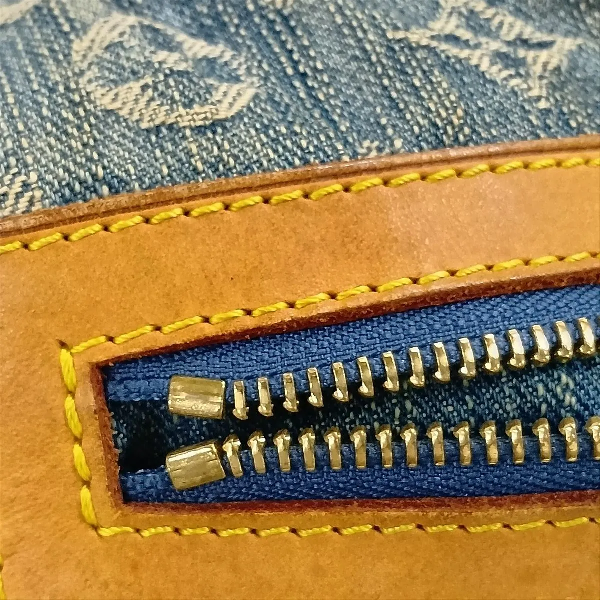 Monogram Denim Baggy PM M95049 FL0046 Blue — view 12