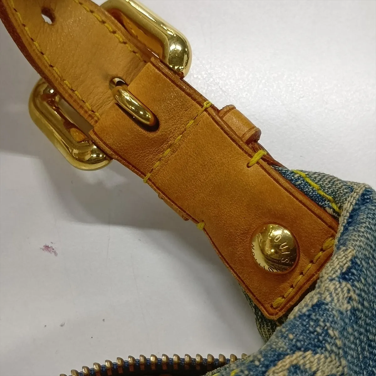Monogram Denim Baggy PM M95049 FL0046 Blue — view 14