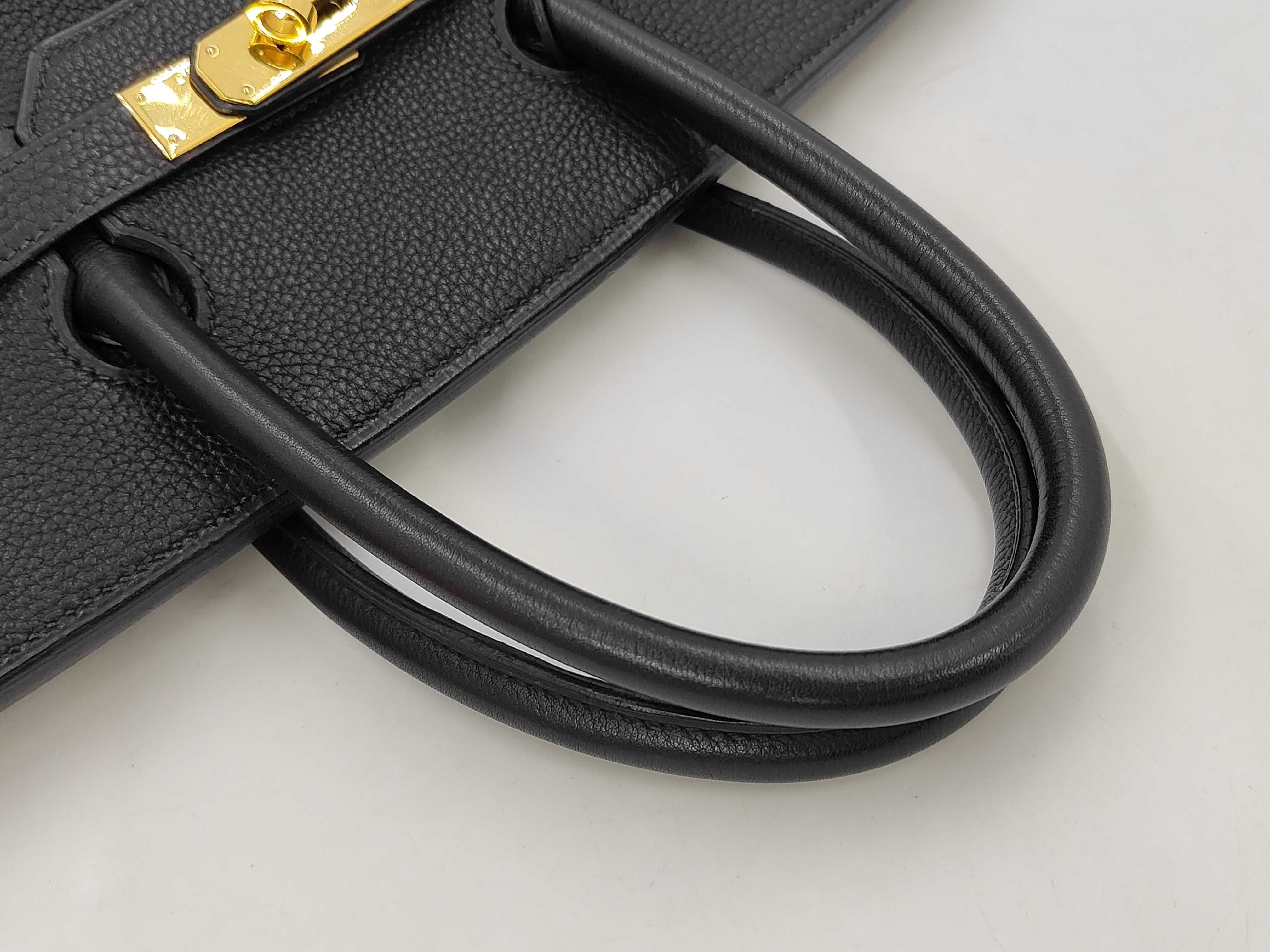 Birkin 35 Togo Blue Indigo B stamp GD hardware Accessories: Dust bag, Canade key, Clochette handbag — view 5