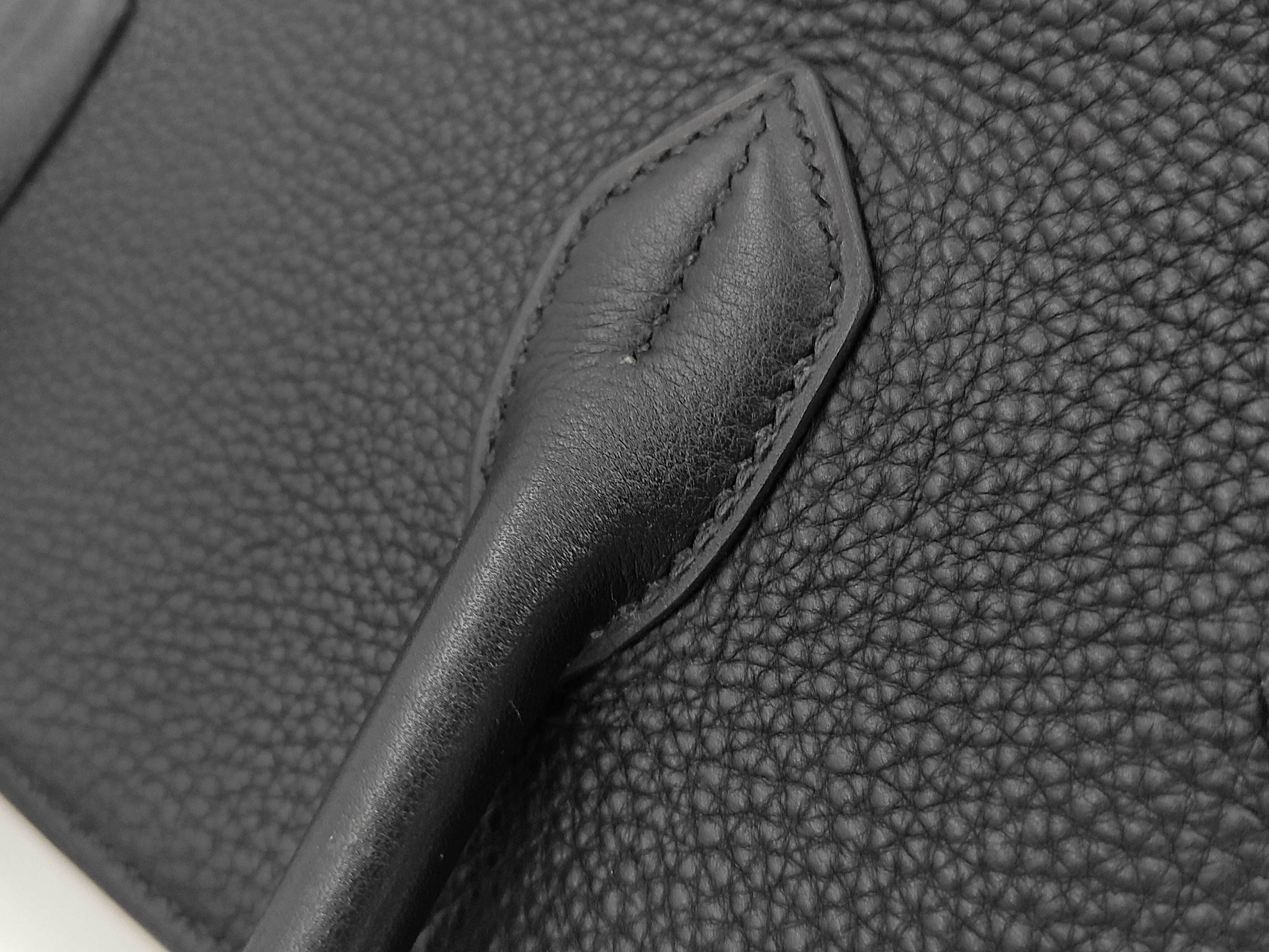 Birkin 35 Togo Blue Indigo B stamp GD hardware Accessories: Dust bag, Canade key, Clochette handbag — view 7