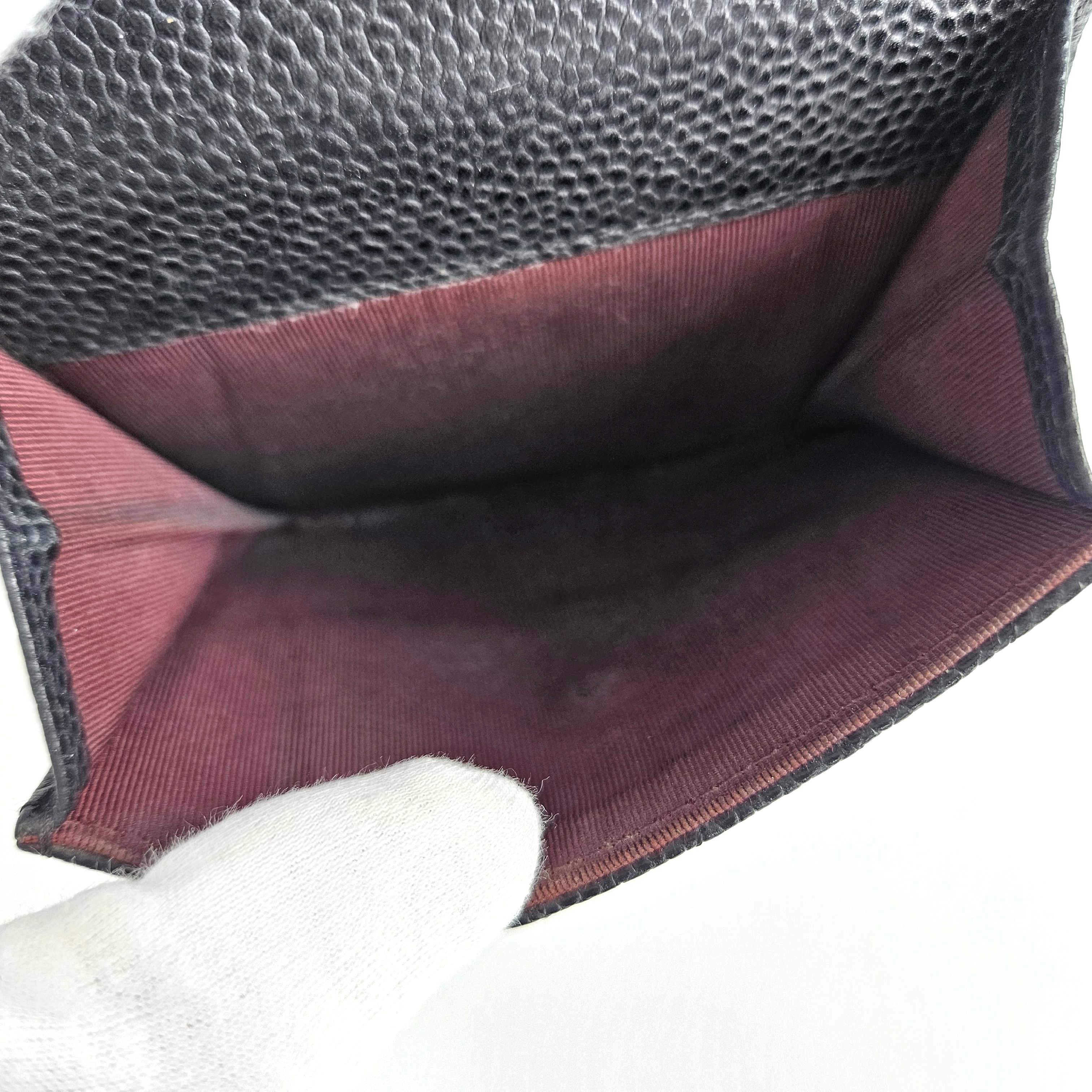 Matelassé Caviar Skin Compact Wallet, Bi-fold Wallet — view 6