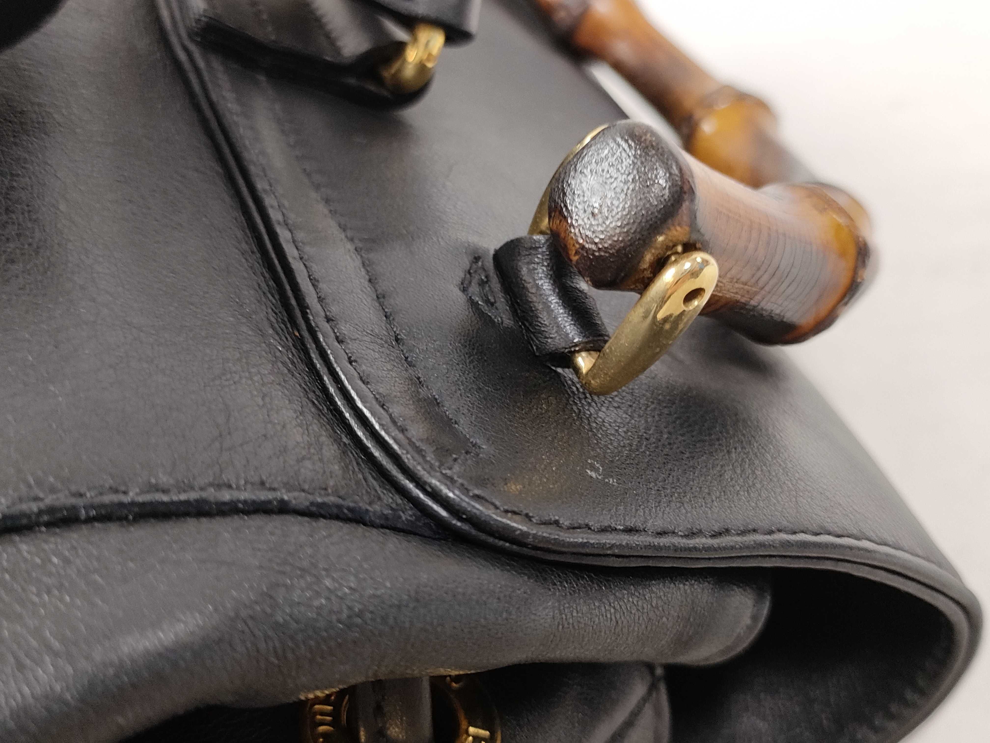Leather Bamboo Backpack 003・2058・0016 — view 7