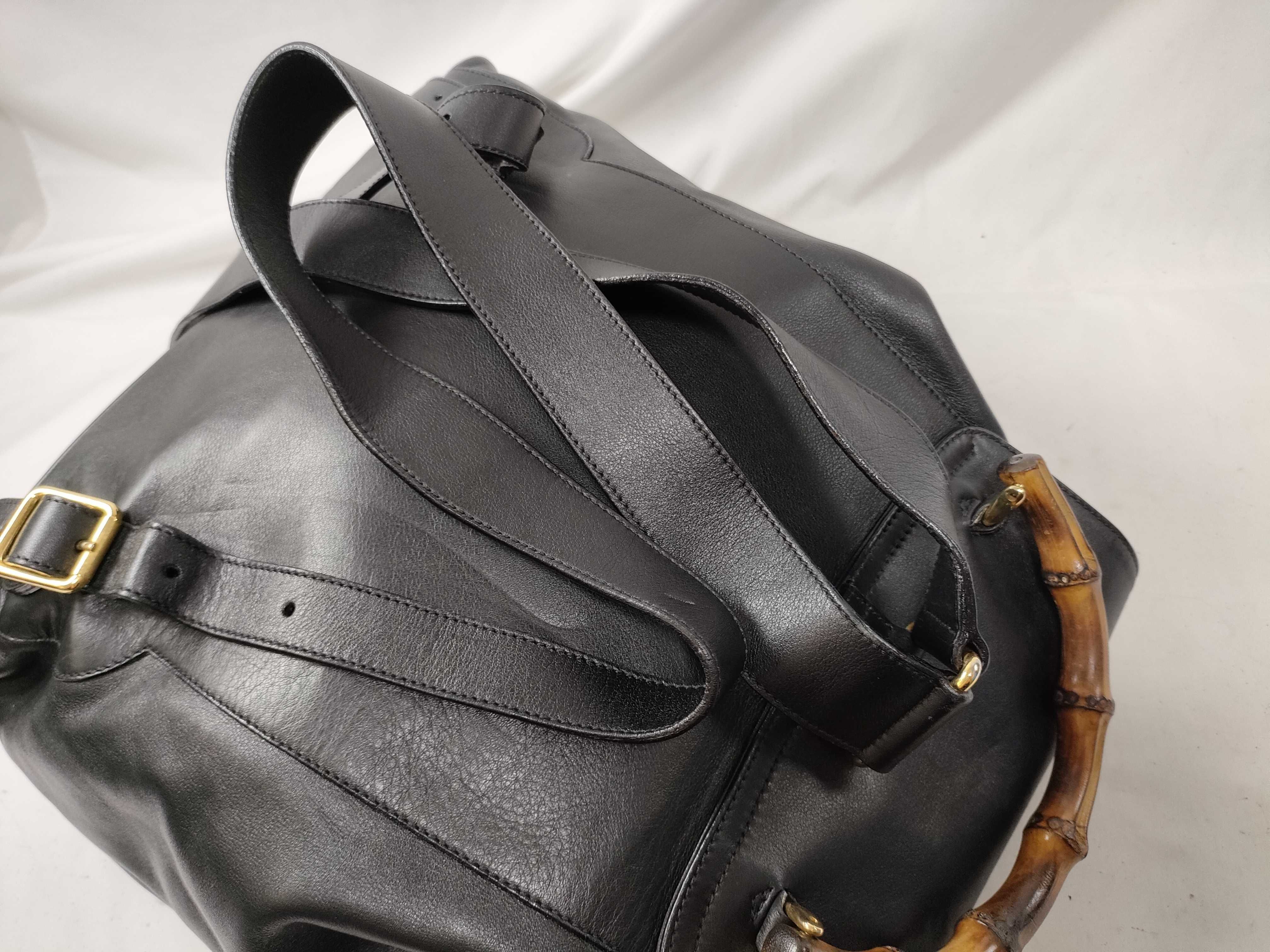 Leather Bamboo Backpack 003・2058・0016 — view 8