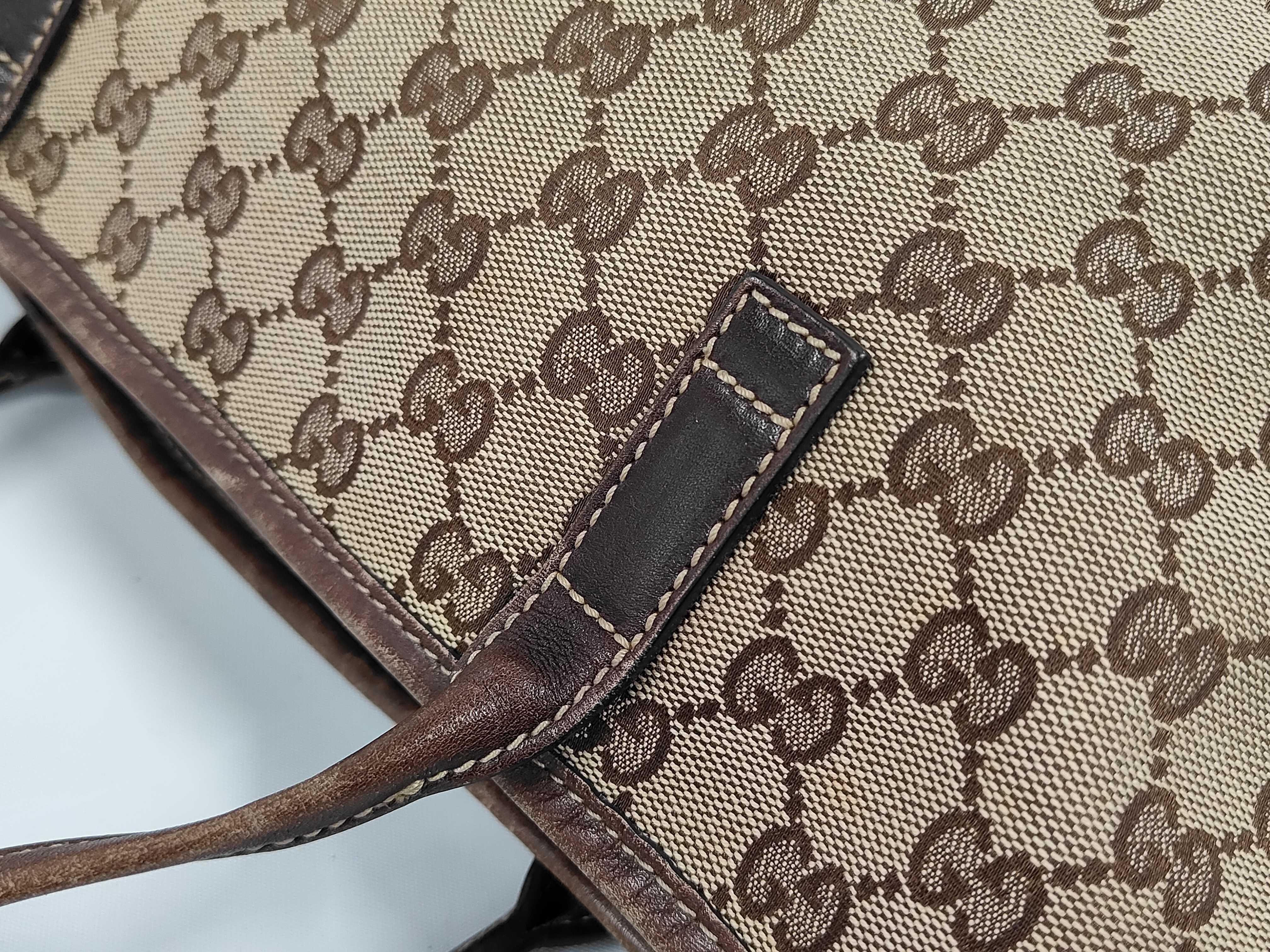 GG Canvas Tote Bag (493075) — view 6