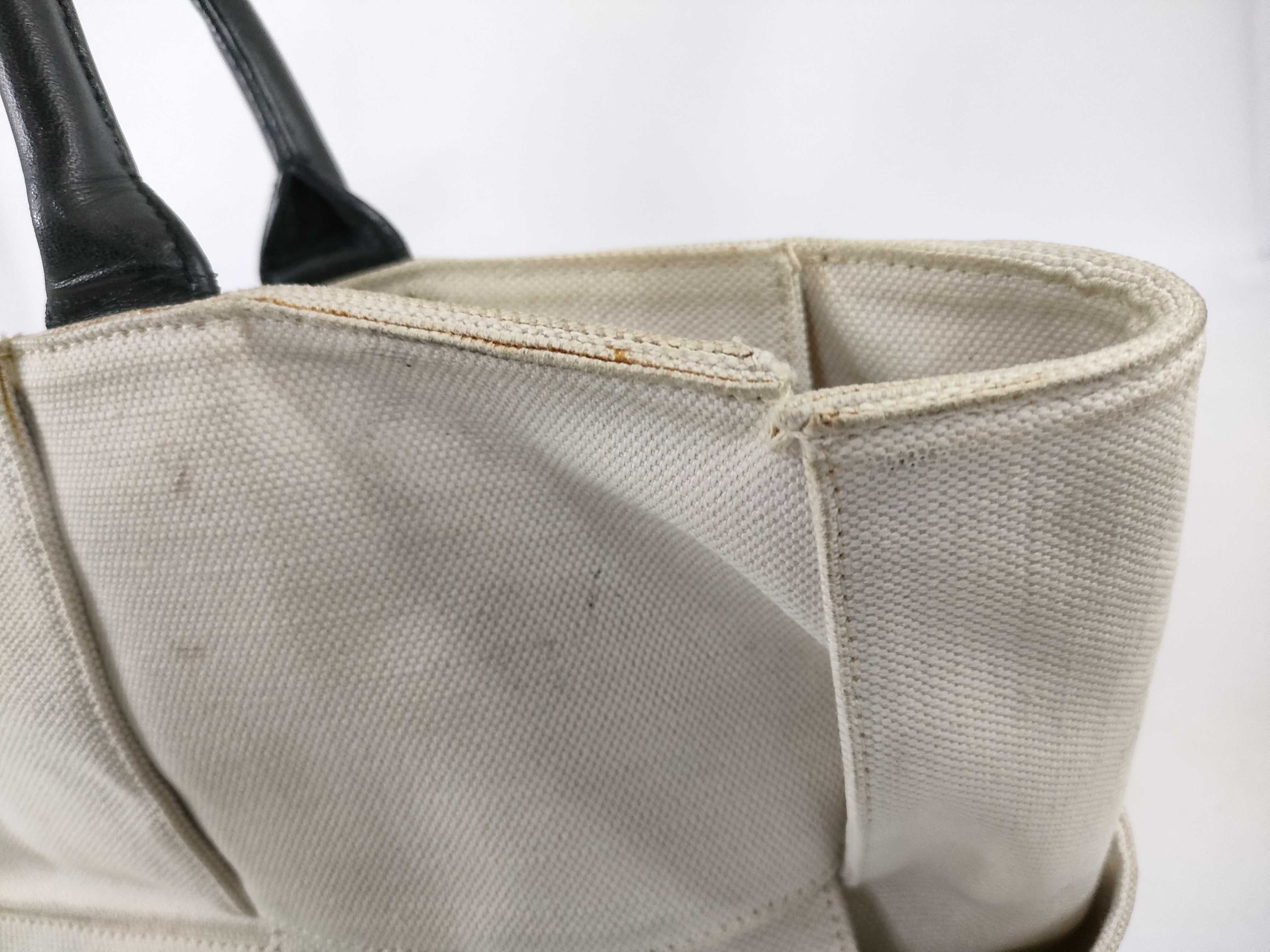 Maxi Intrecciato Tote Bag, Ivory — view 14