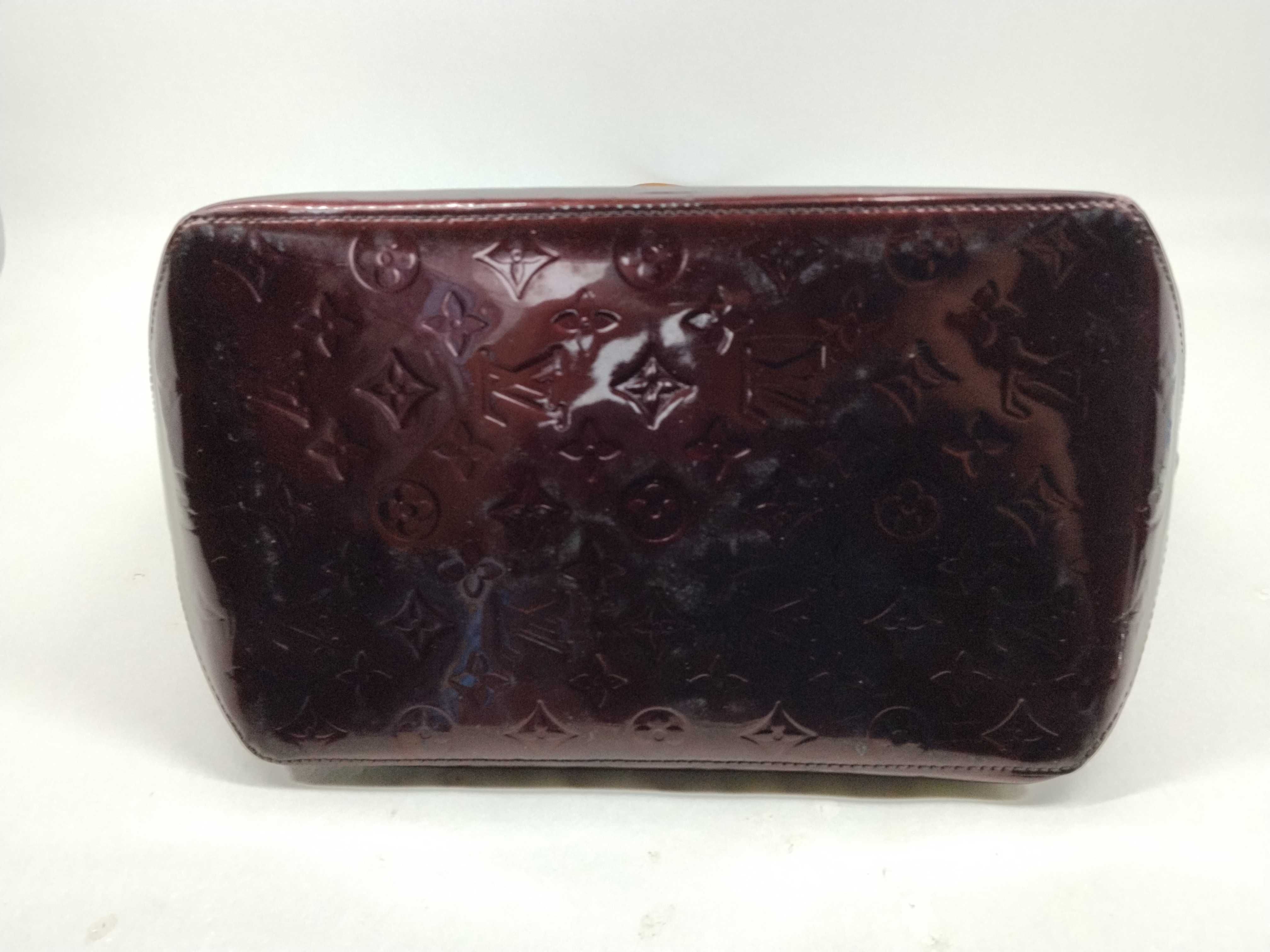Vernis Louis Vuitton Monogram Vernis Bellevue GM M93589 Amarante Tote Bag — view 10