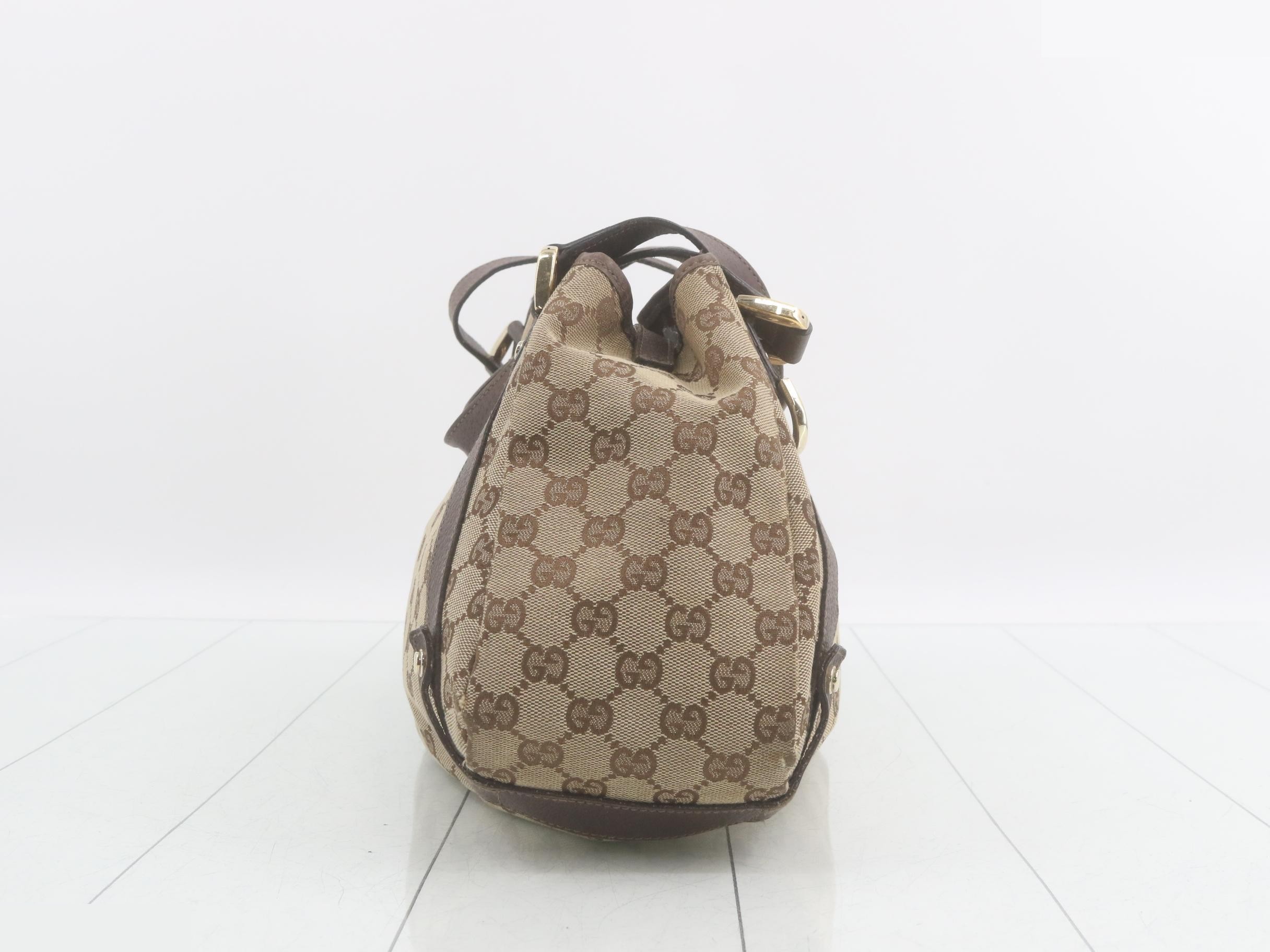 Shoulder bag, tote bag, Abbey GG, canvas x leather — view 3