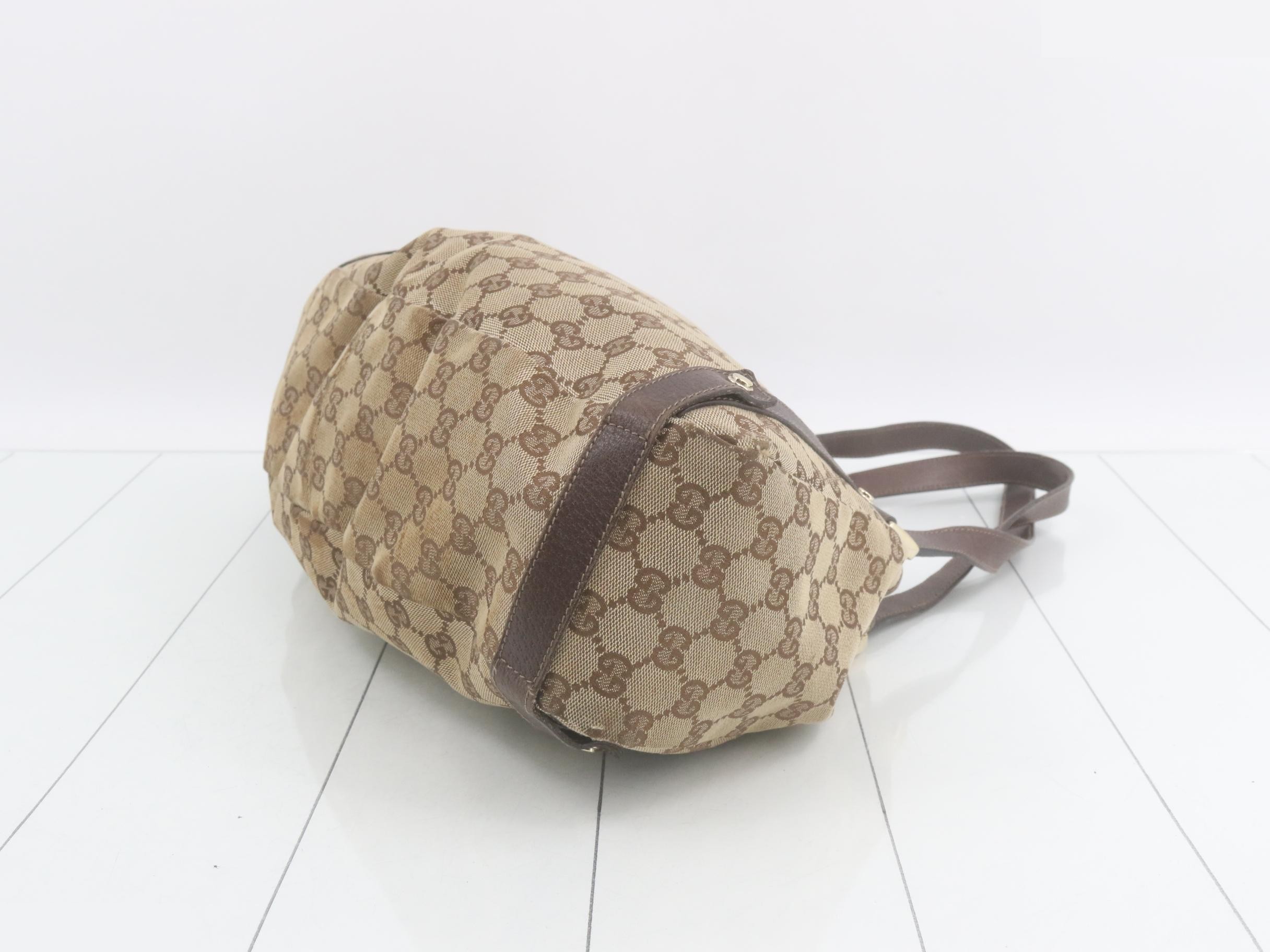 Shoulder bag, tote bag, Abbey GG, canvas x leather — view 6