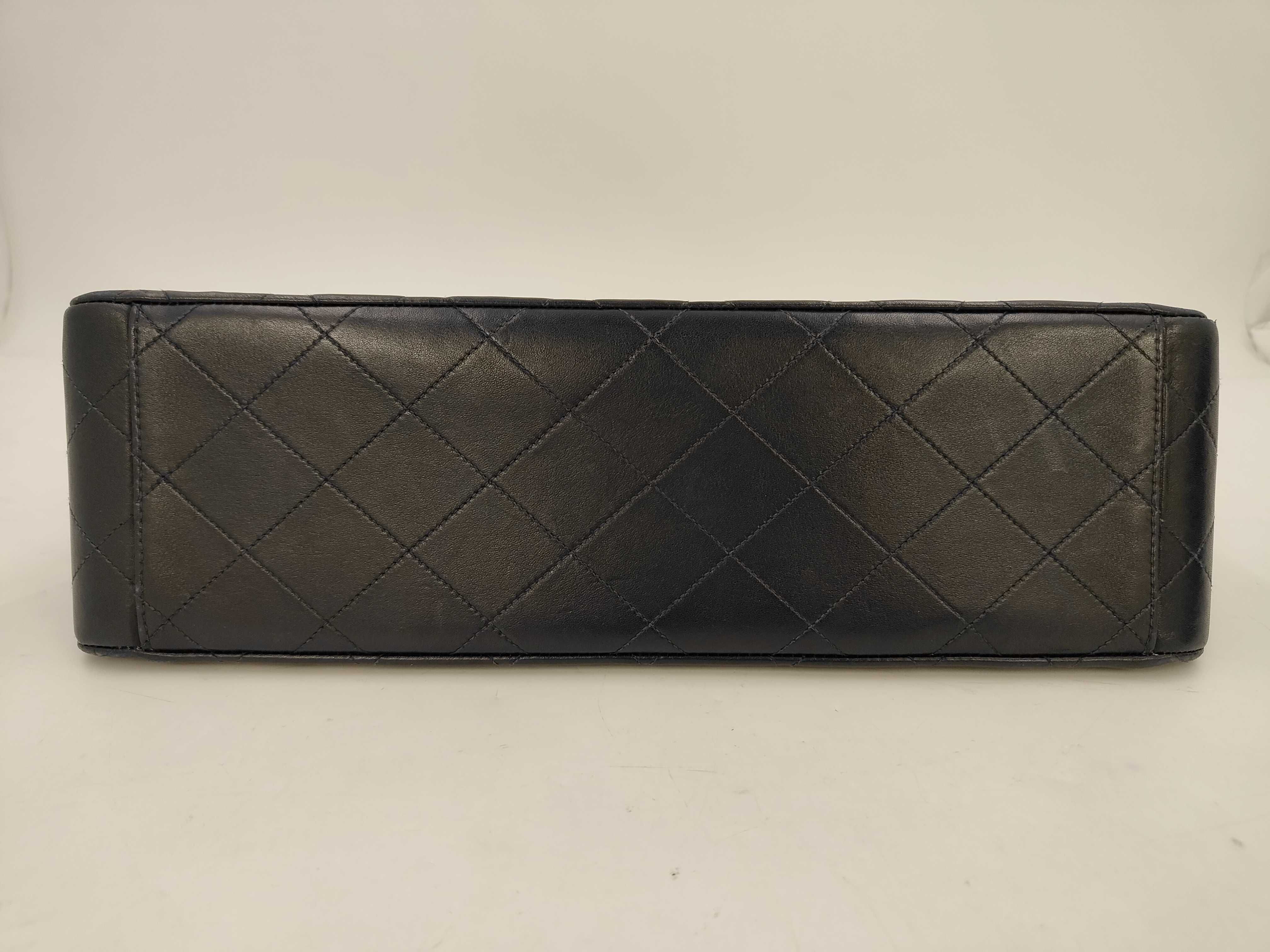 Lambskin Large Matelassé 34 Black with Gold Hardware - Handbag with Card, Seal, and Dust Bag — view 6