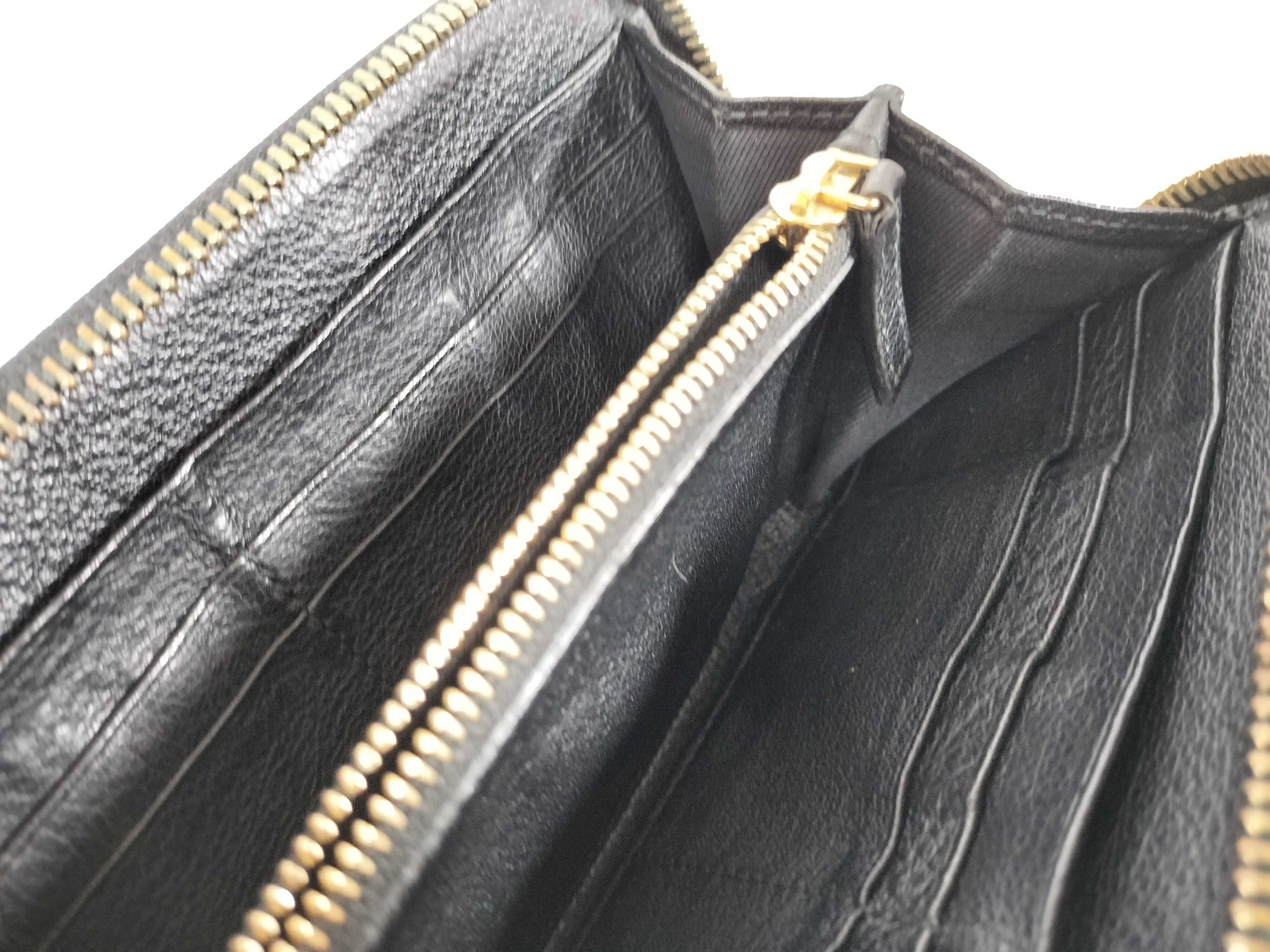 Bulgari Leather Round Zip Long Wallet — view 10