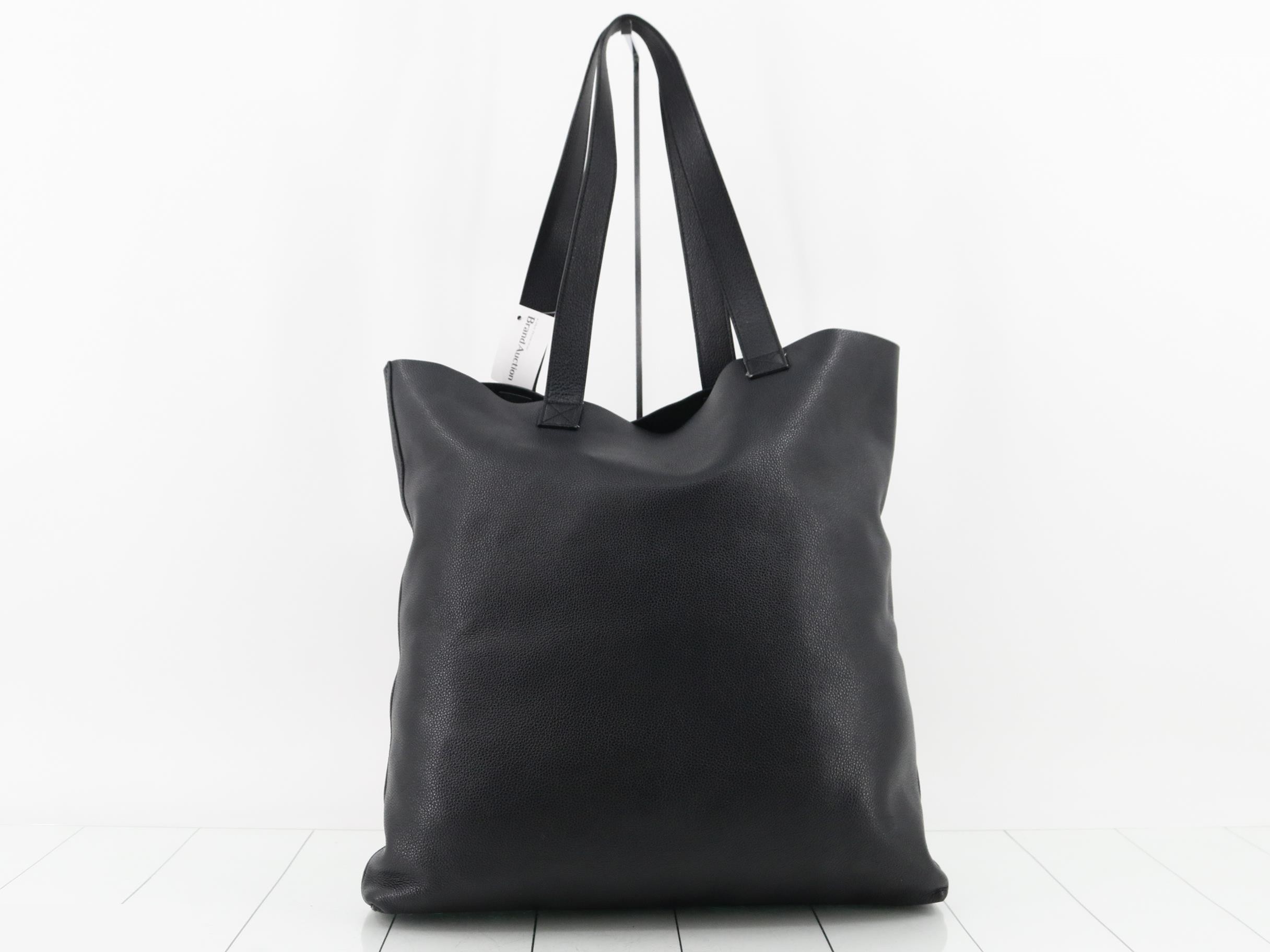 Tote Bag, Leather, Interlocking — view 2