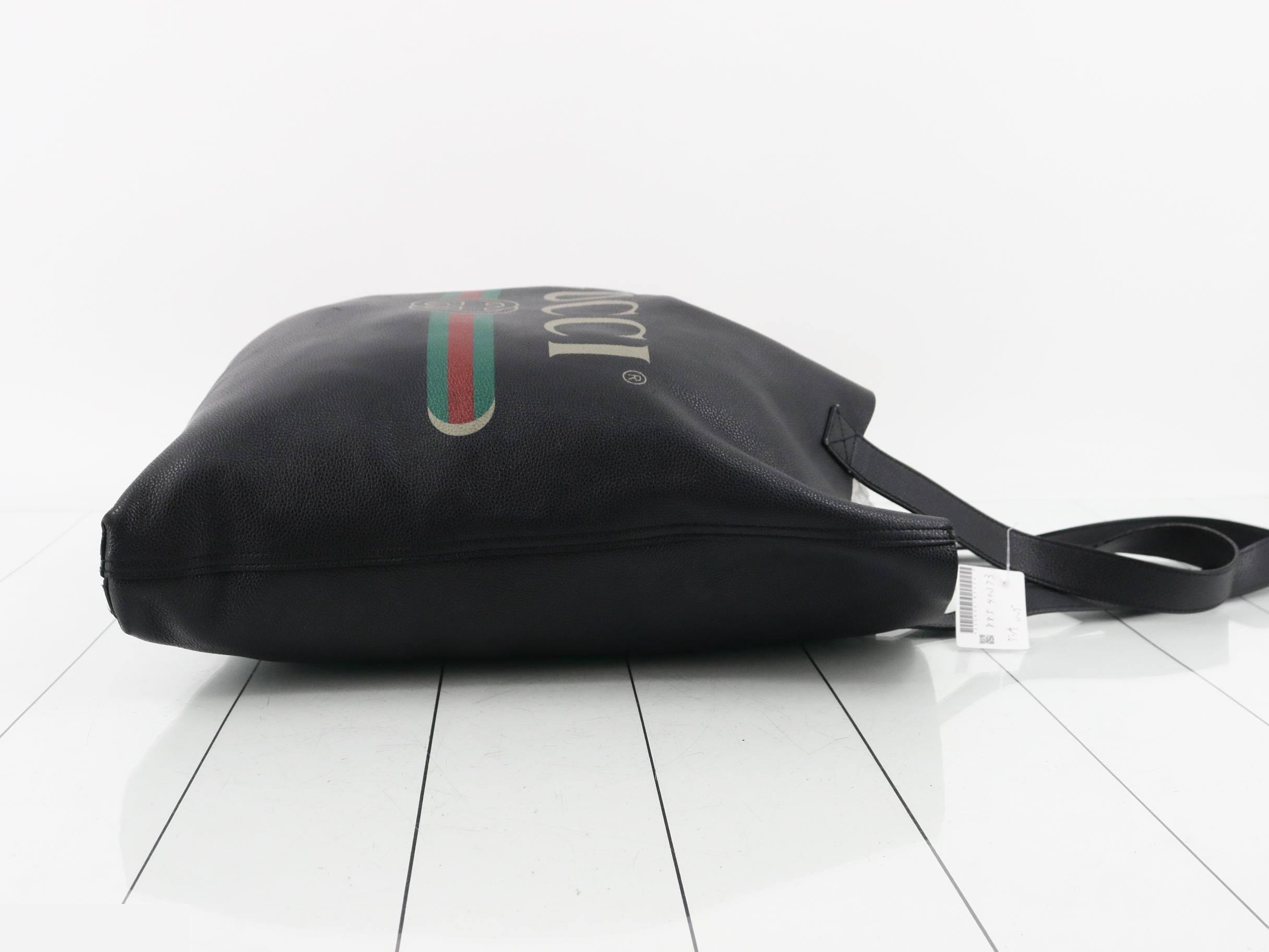 Tote Bag, Leather, Interlocking — view 3