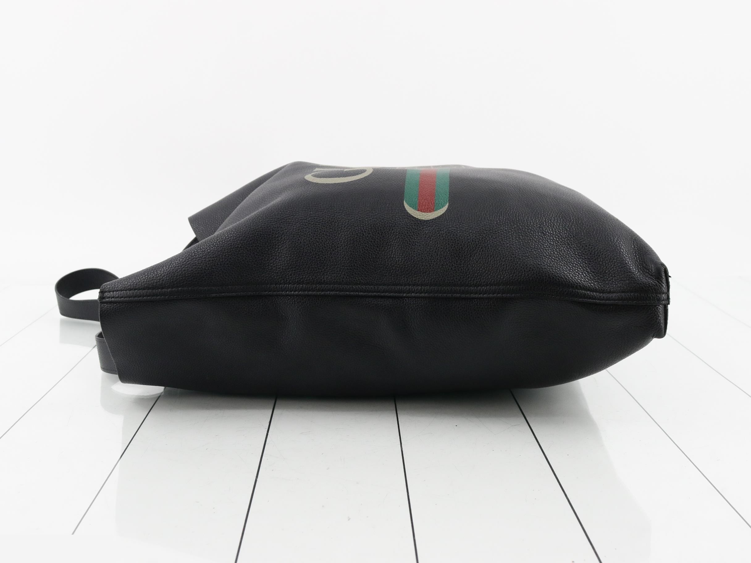 Tote Bag, Leather, Interlocking — view 4