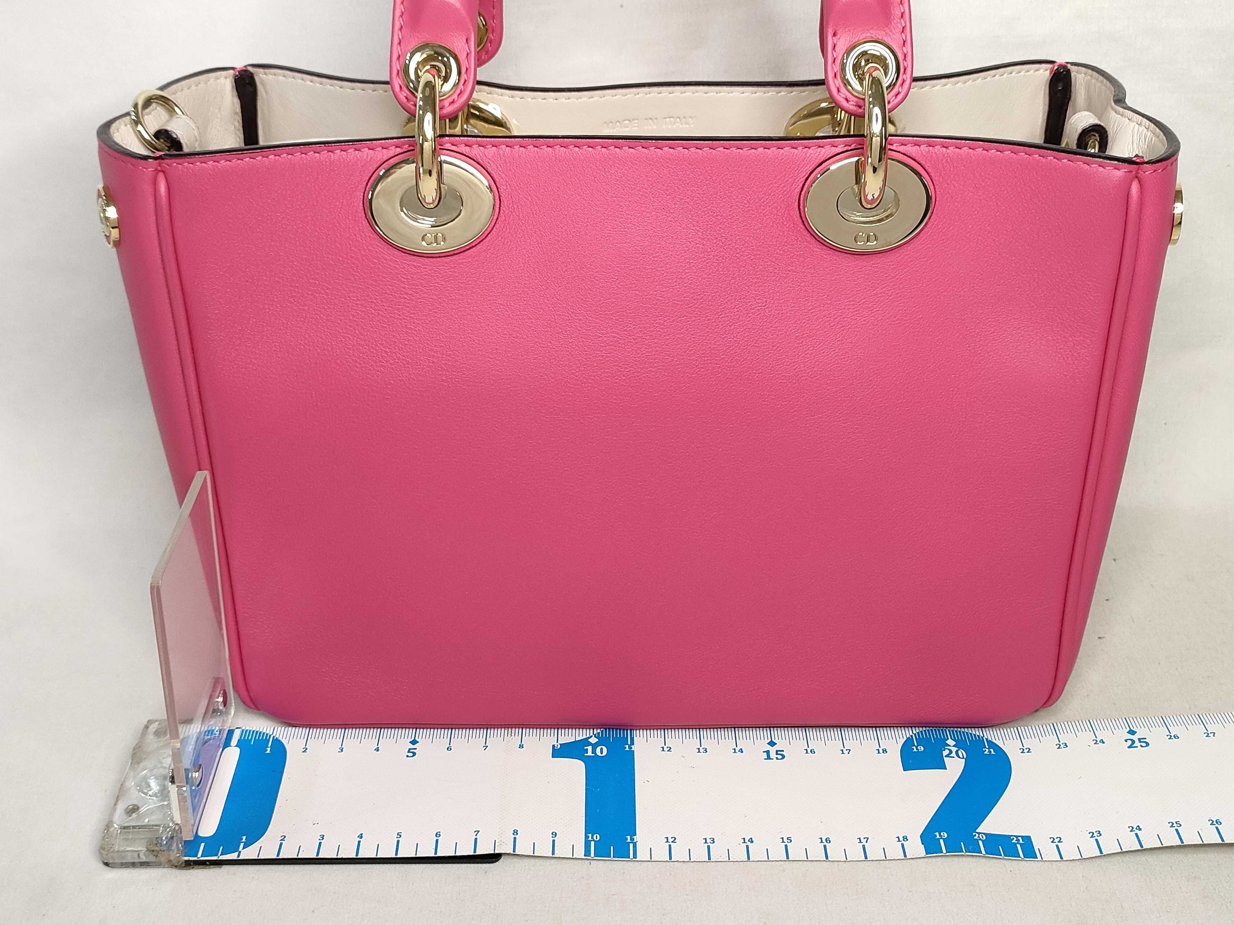 KR - Christian Diorissimo Leather 2-Way Handbag Pink - Grade B Handbag — view 2