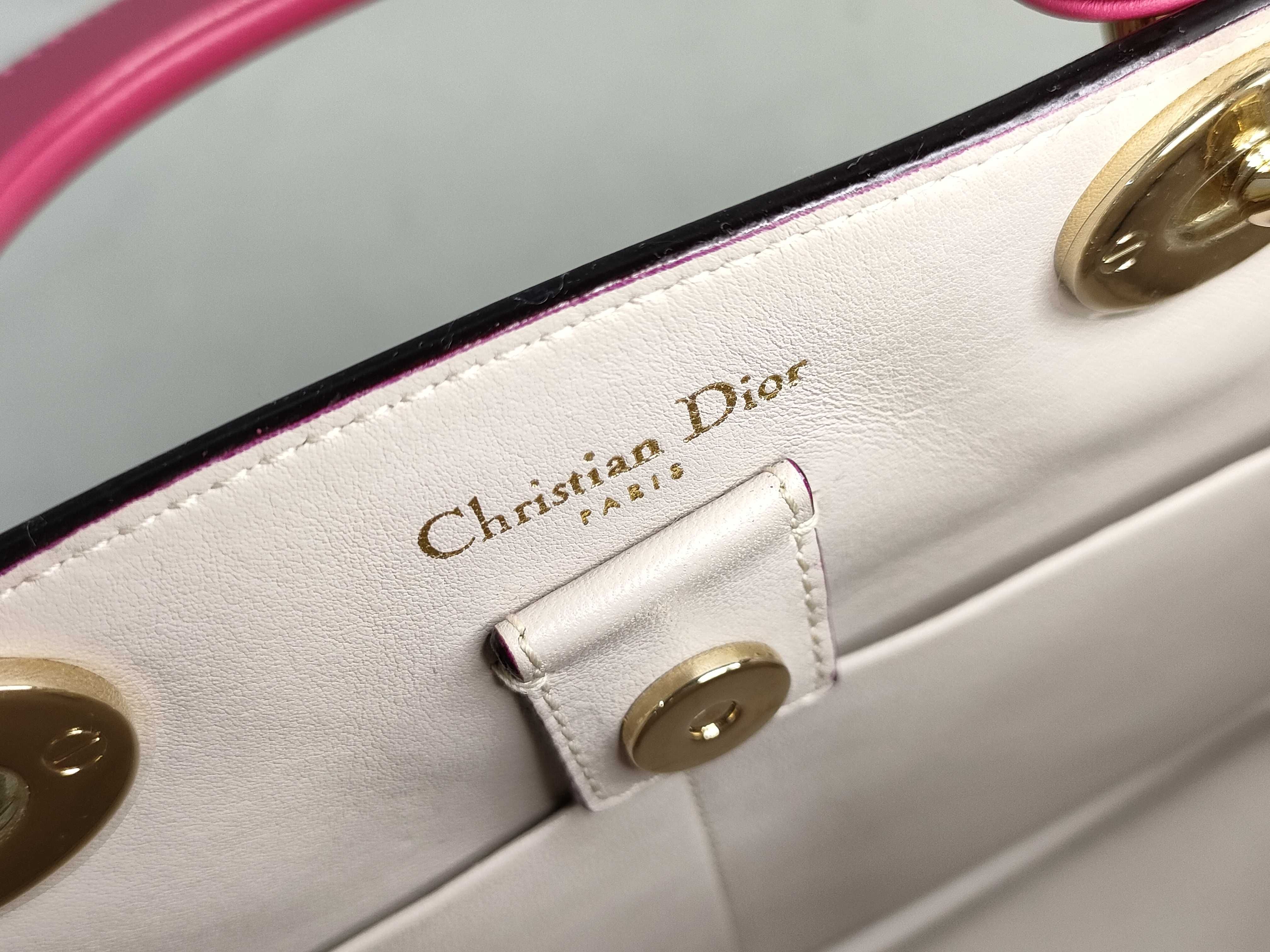 KR - Christian Diorissimo Leather 2-Way Handbag Pink - Grade B Handbag — view 11
