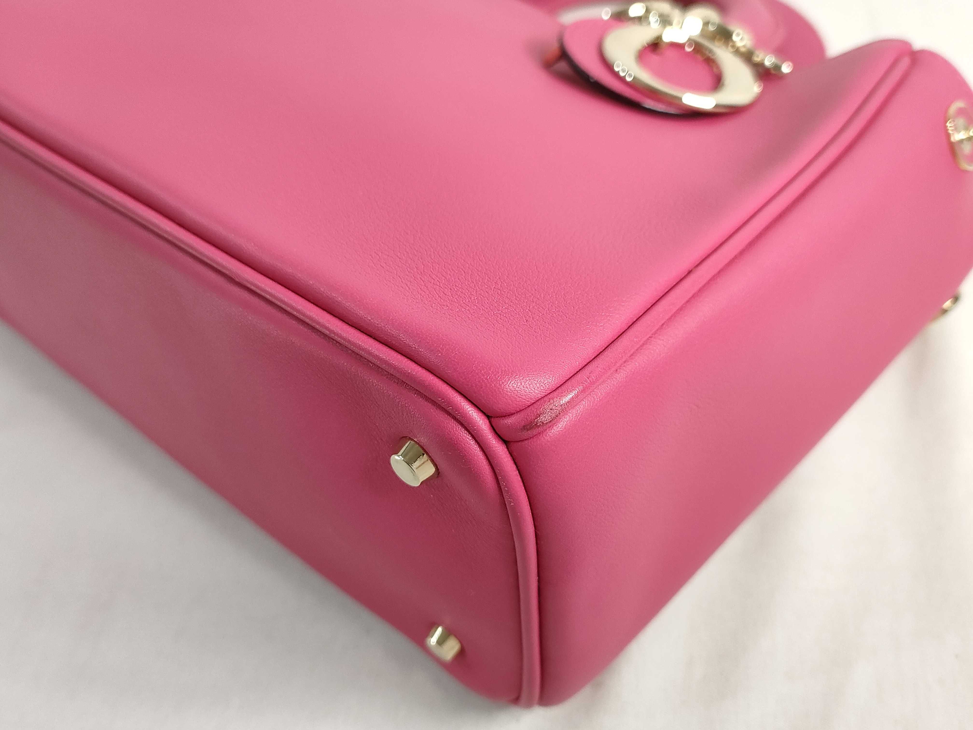 KR - Christian Diorissimo Leather 2-Way Handbag Pink - Grade B Handbag — view 7