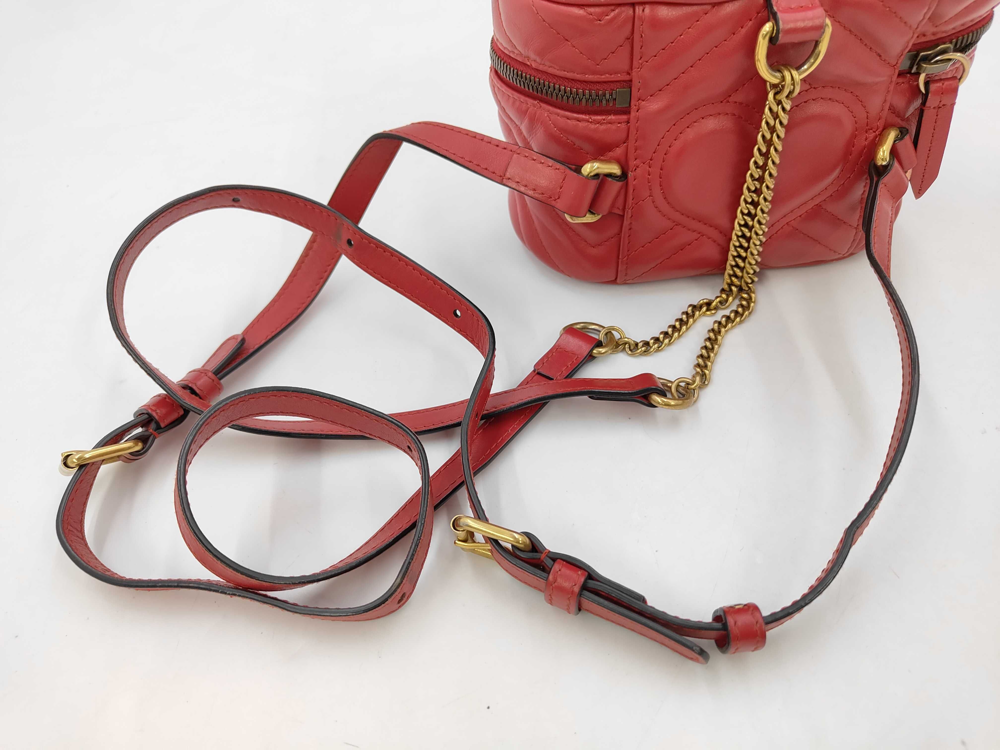 GG Marmont Quilted Backpack Vanity Bag — view 7