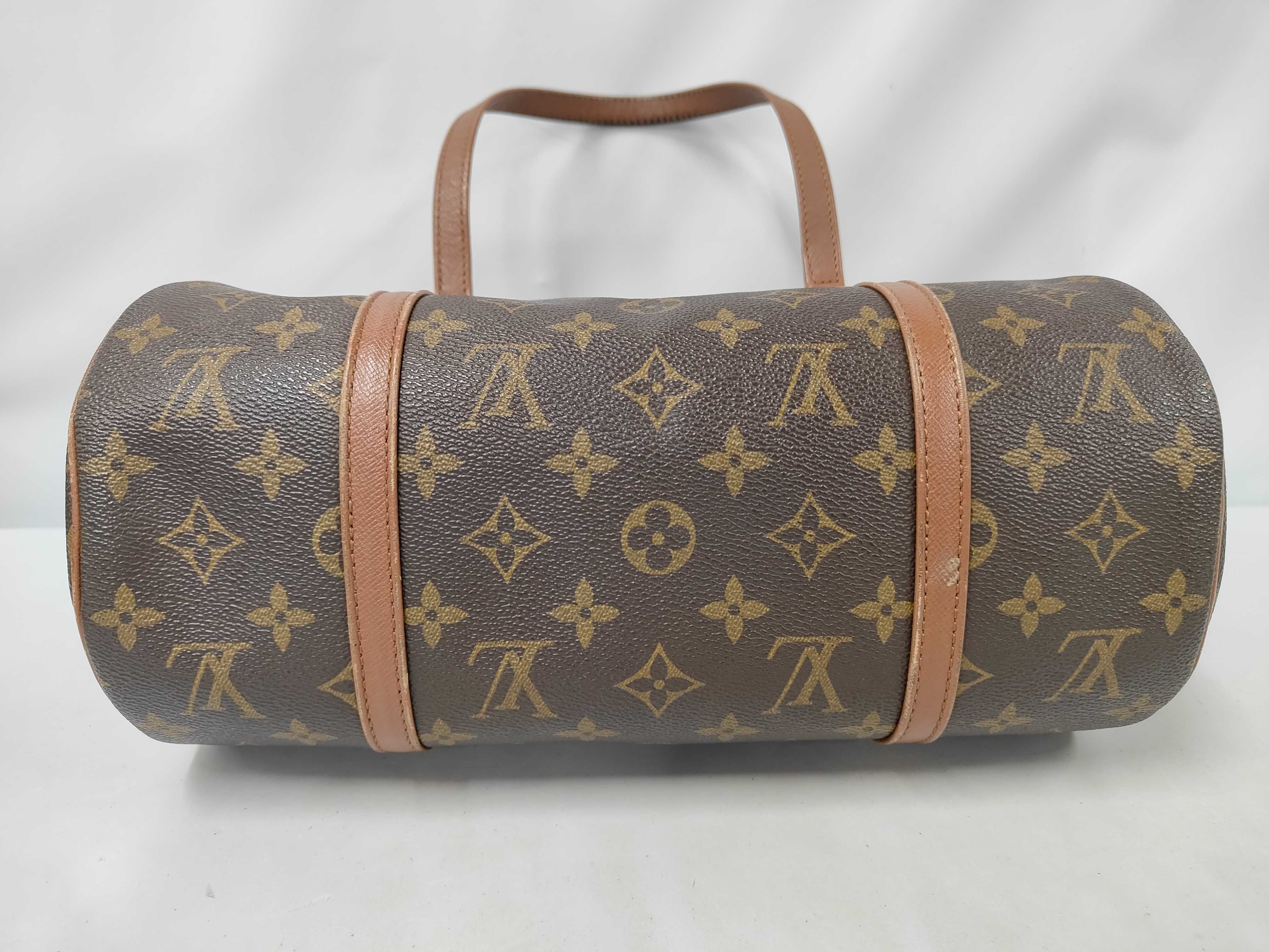 Monogram Old Papillon Tote Bag with Small Pouch — view 3