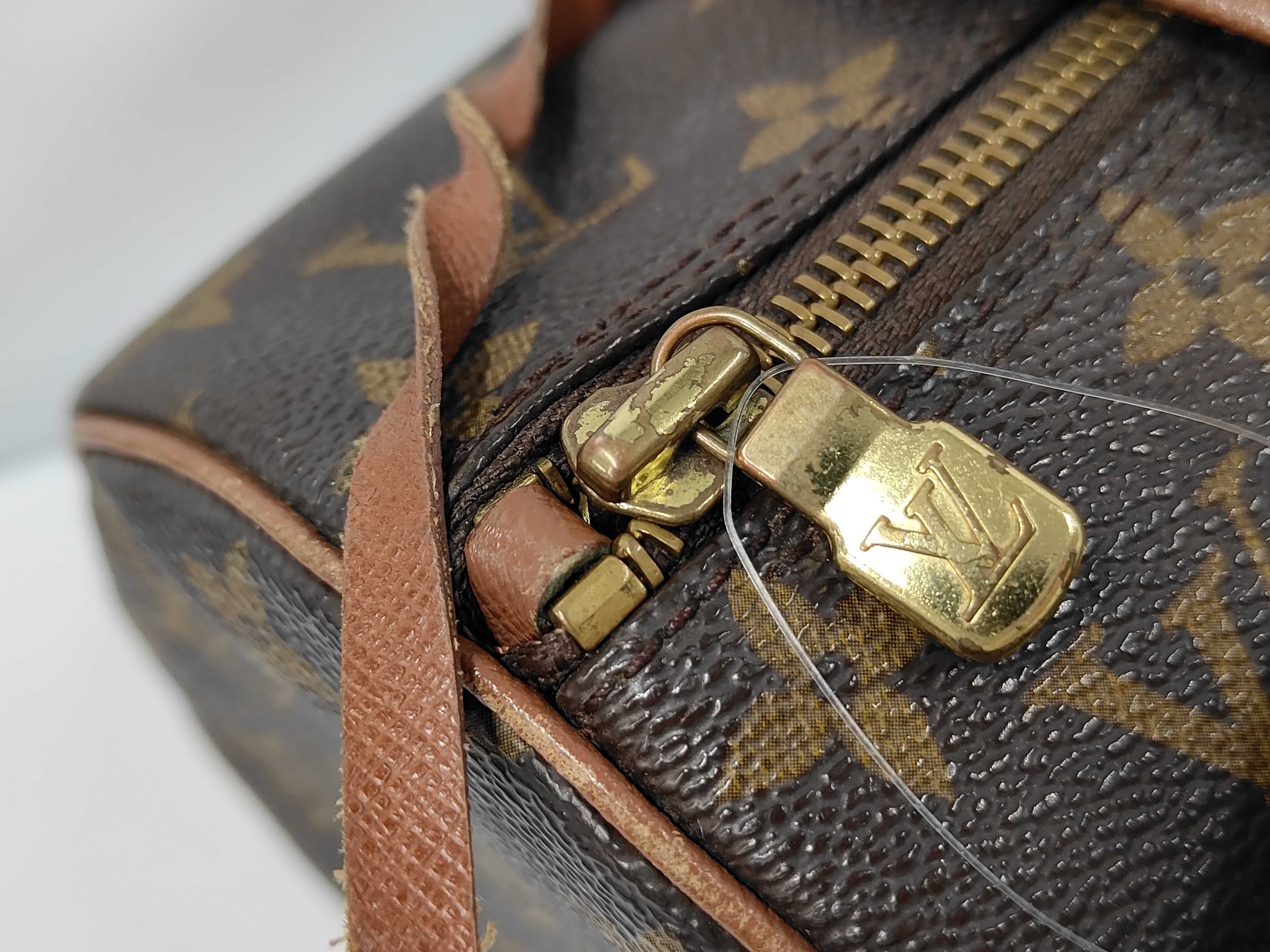 Monogram Old Papillon Tote Bag with Small Pouch — view 9