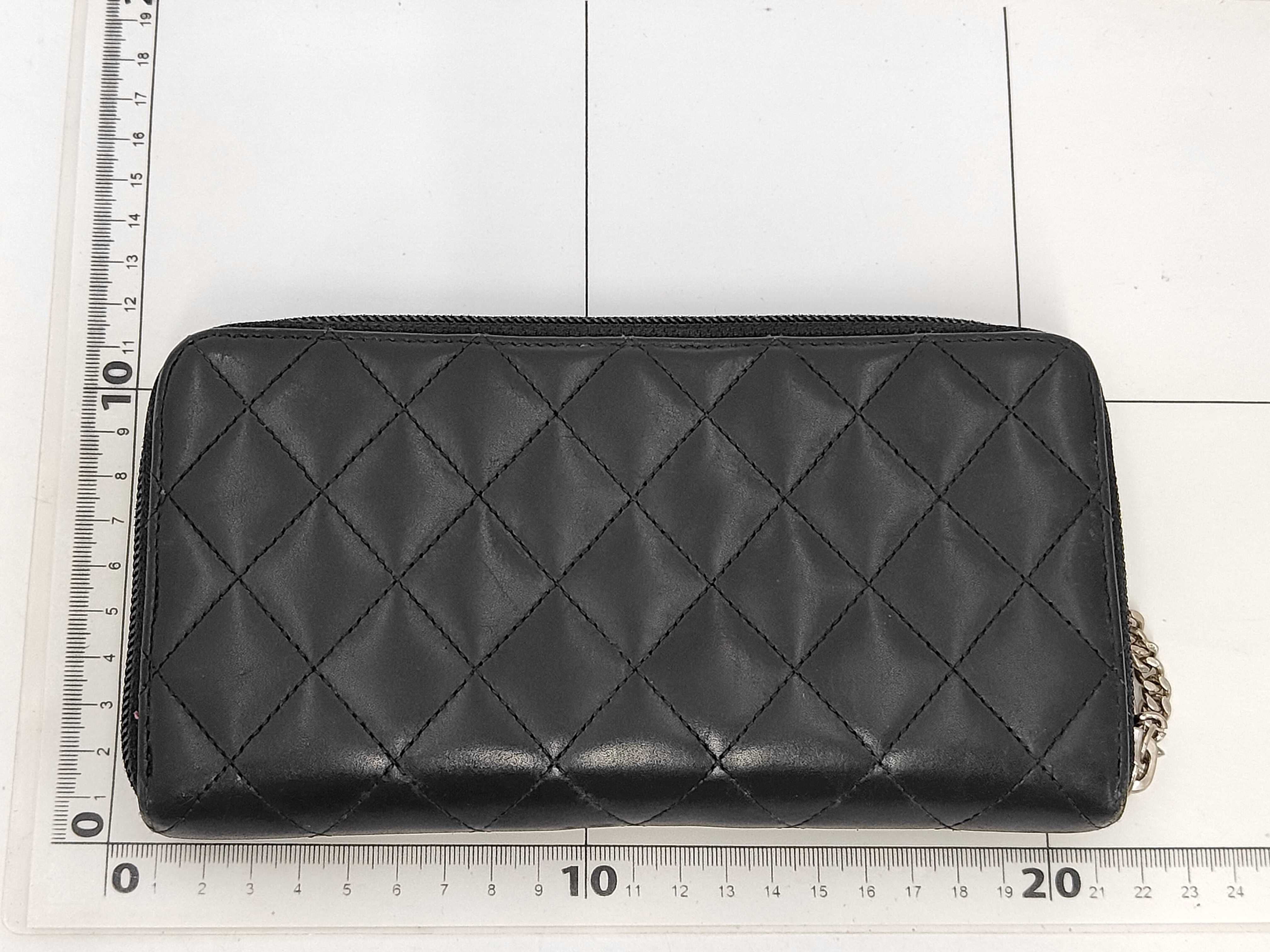 Cambon Round Zip Long Wallet with Serial Number Sticker (16 series) — view 2