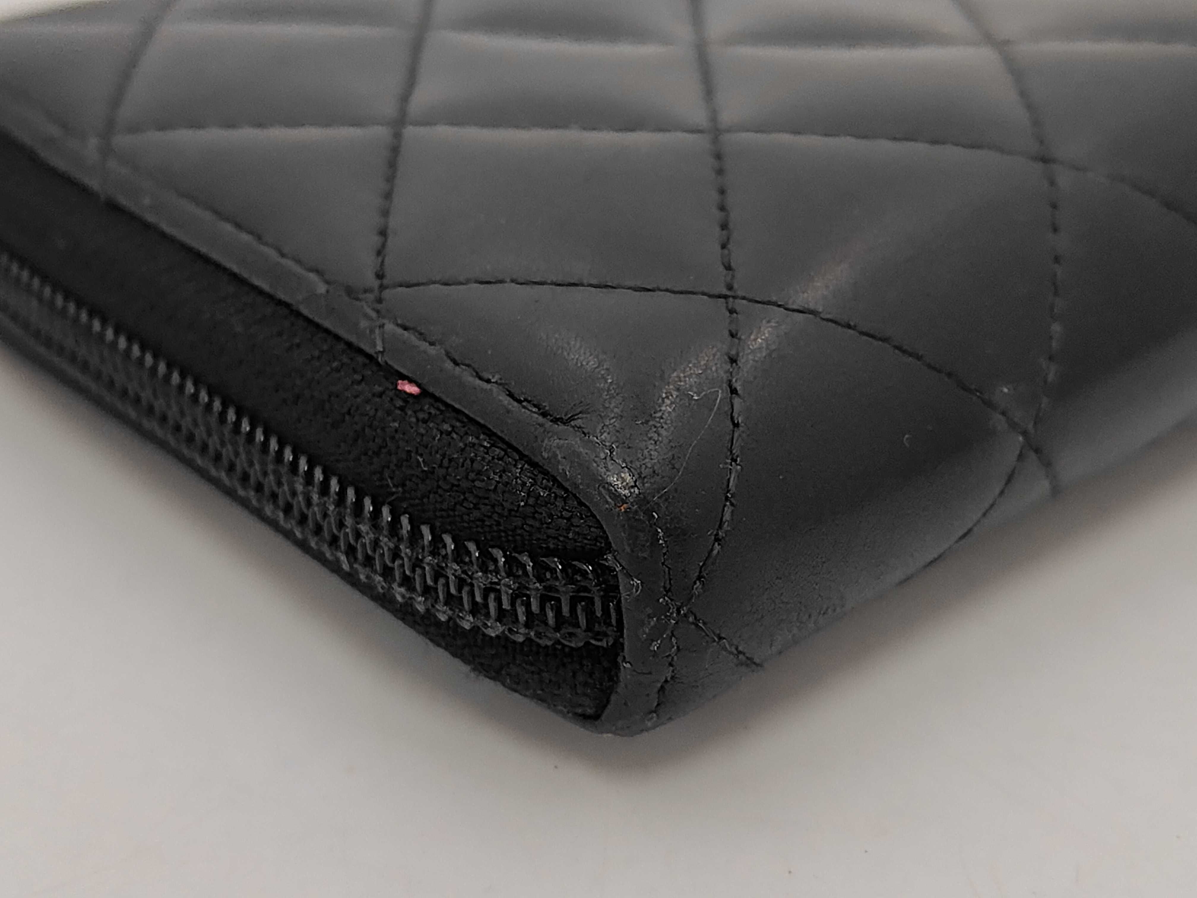 Cambon Round Zip Long Wallet with Serial Number Sticker (16 series) — view 4