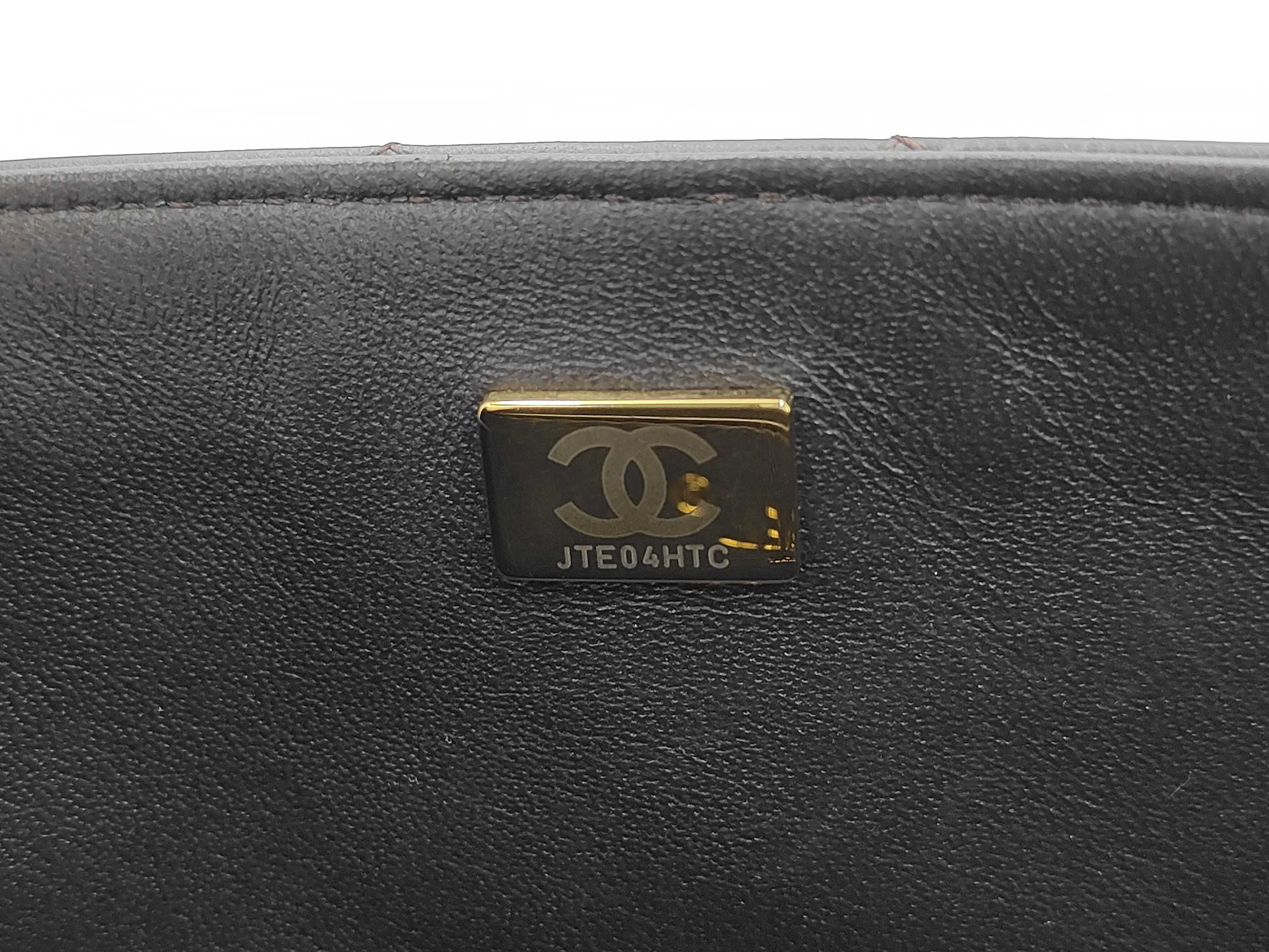 BAG LAMBSKIN CLASSIC FLAP MINI RECTANGLE BROWN MICROCHIPPED 20CM Shoulder Bag — view 11