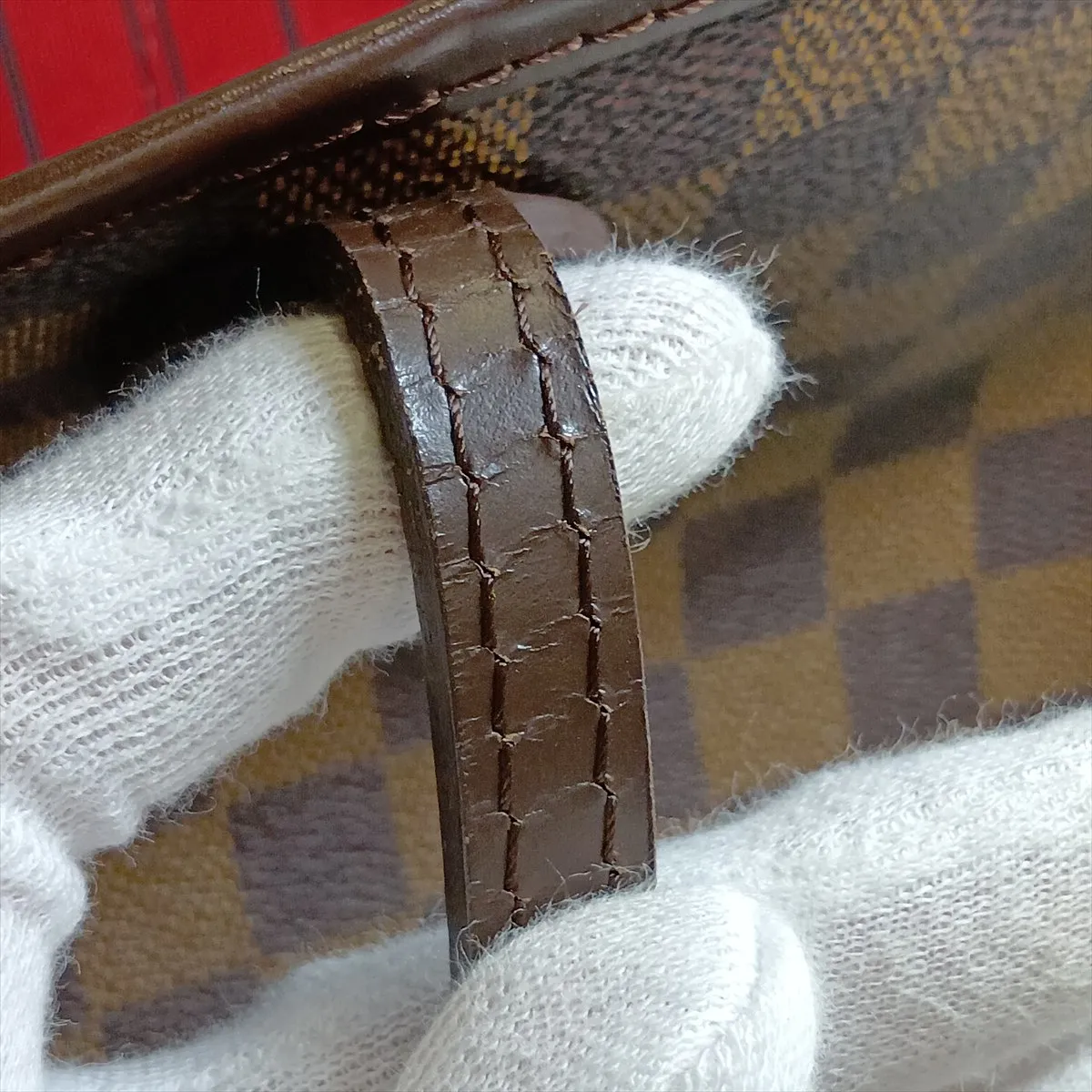 Damier Neverfull MM N41358 AR2099 Brown with initials — view 11