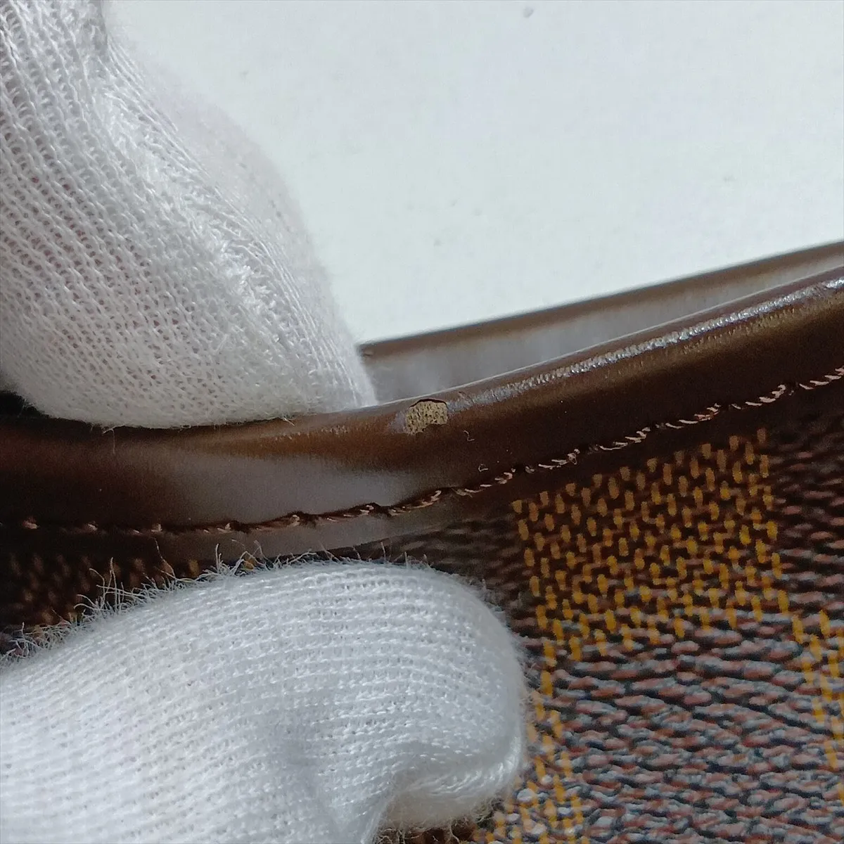 Damier Neverfull MM N41358 AR2099 Brown with initials — view 13