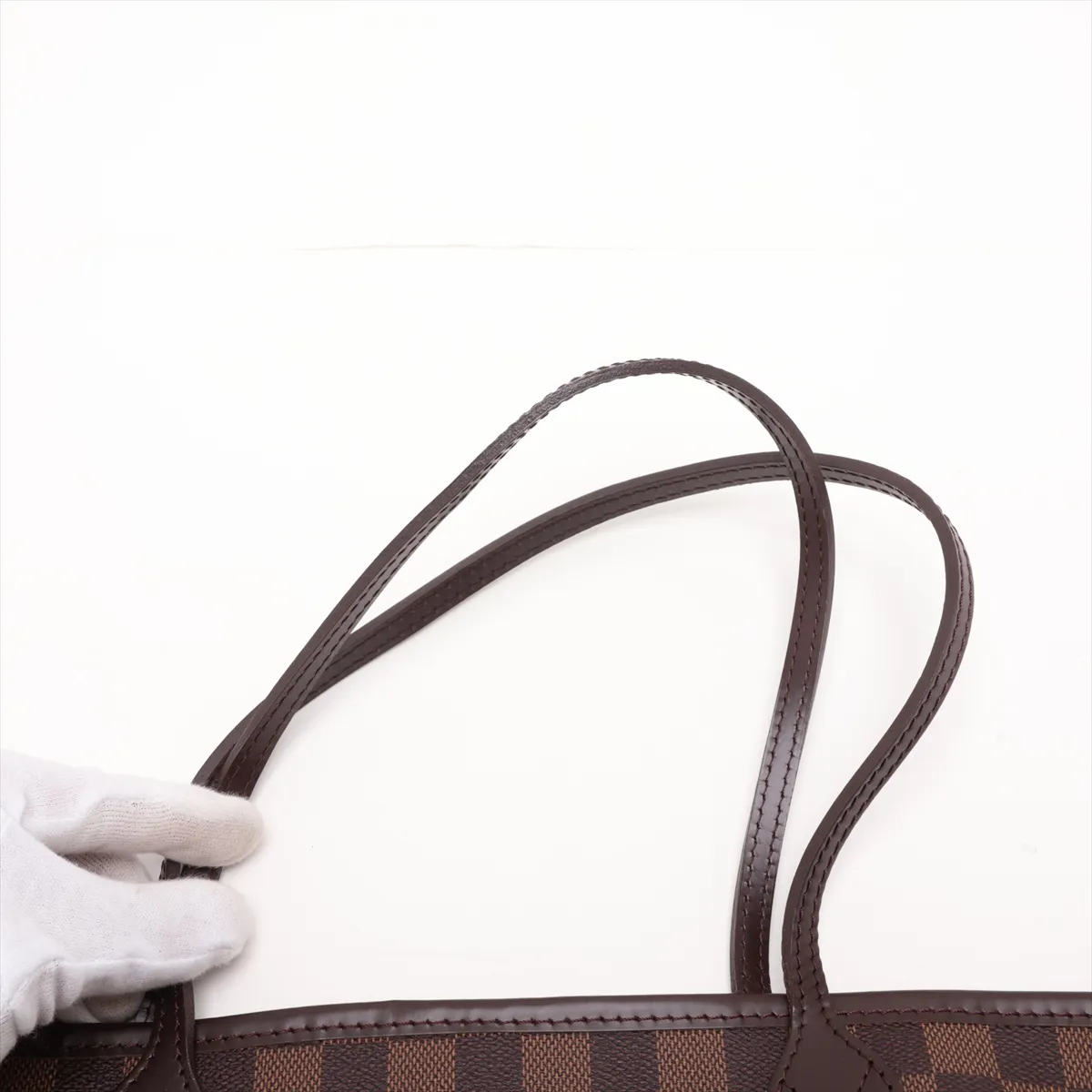 Damier Neverfull MM N41358 AR2099 Brown with initials — view 6