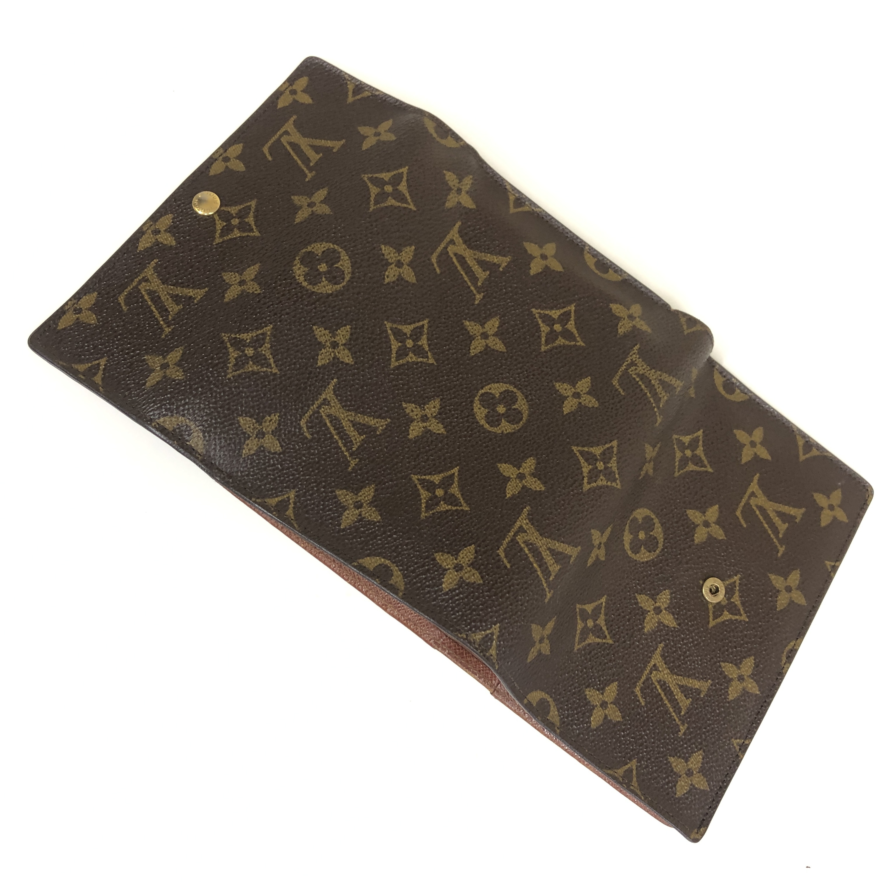 Monogram Porte Tresor Etui Papier Tri-fold Wallet M61202 with Card Case, Compact Wallet SR1929, Coin Purse Included, No Stickiness — view 11